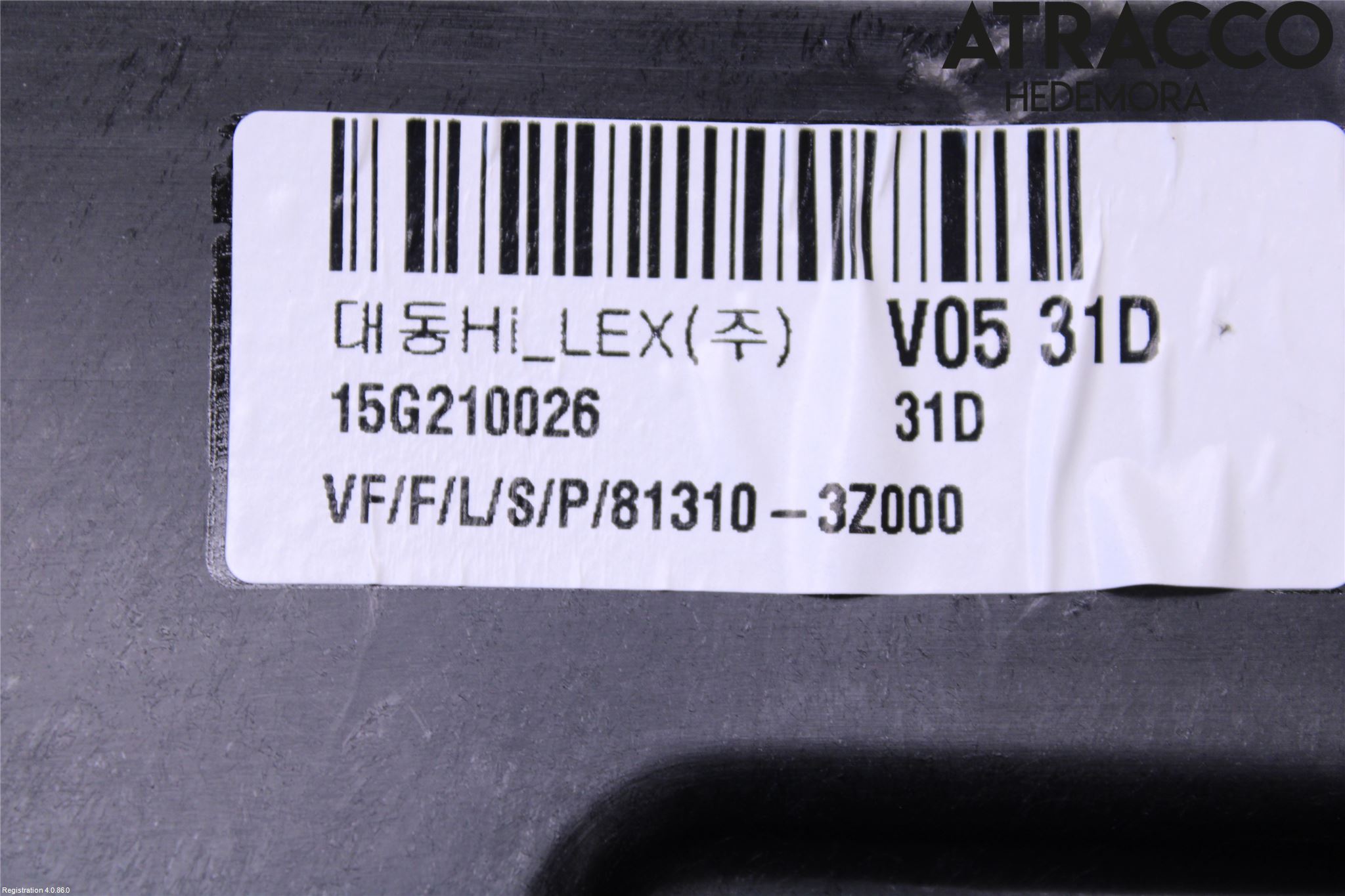 Hyundai i40 16-18 Vindusheis El Komp