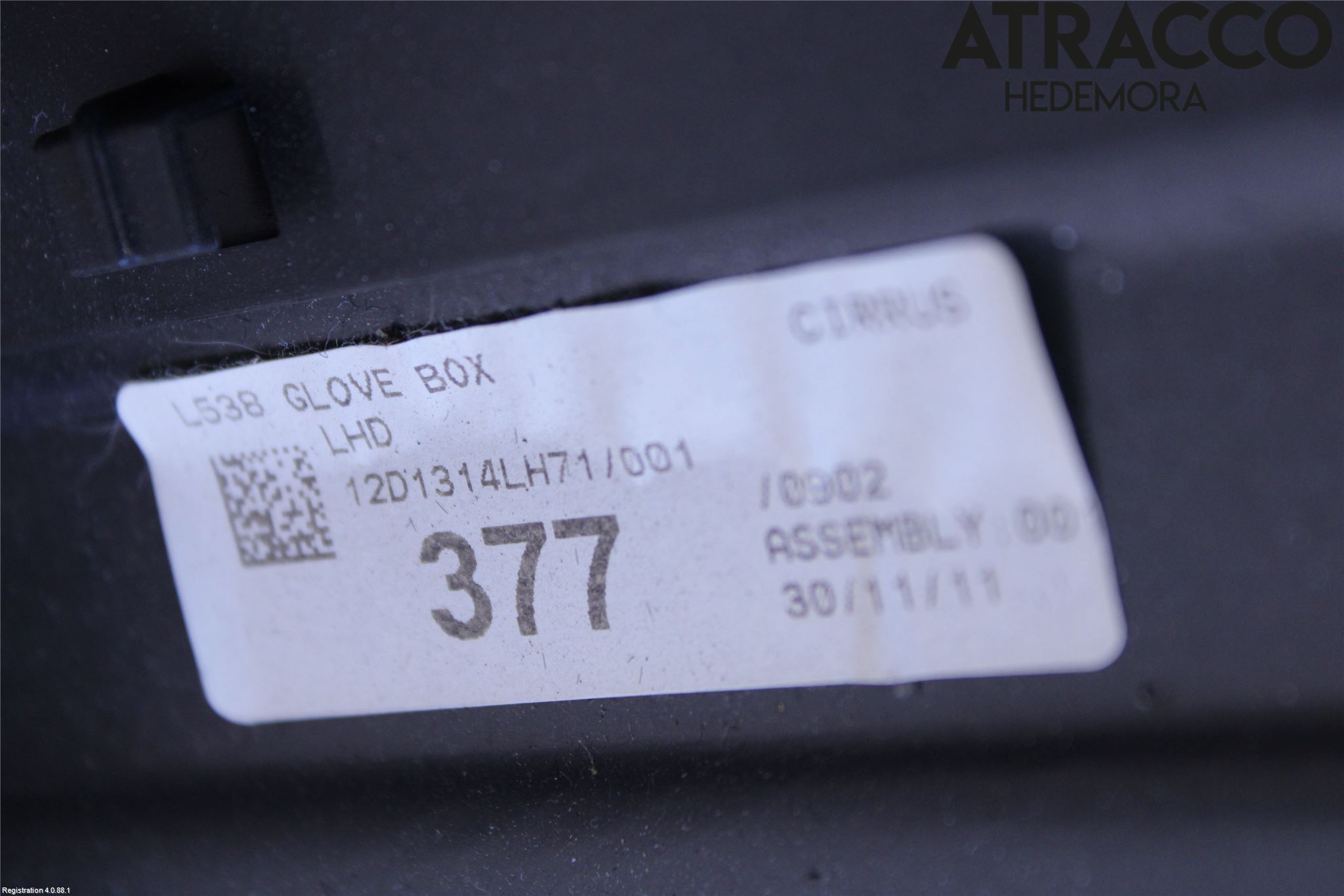 Landrover LAND ROVER RANGE ROVER EVOQUE (L538) 11-18 Innr Hanskerom
