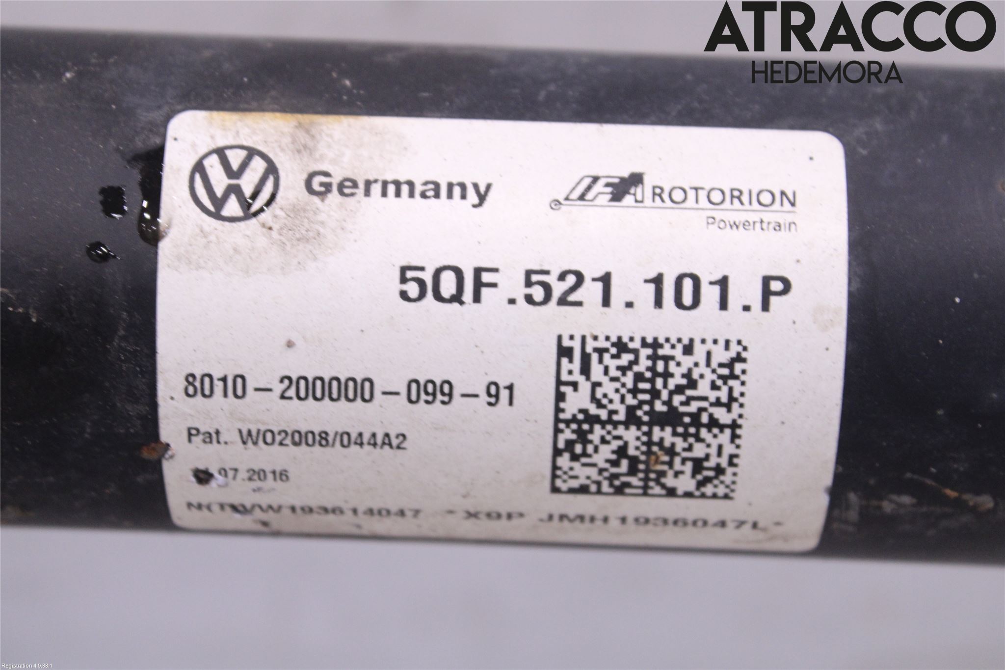 Volkswagen VW TIGUAN 16-24 Mellomaksel Kompl