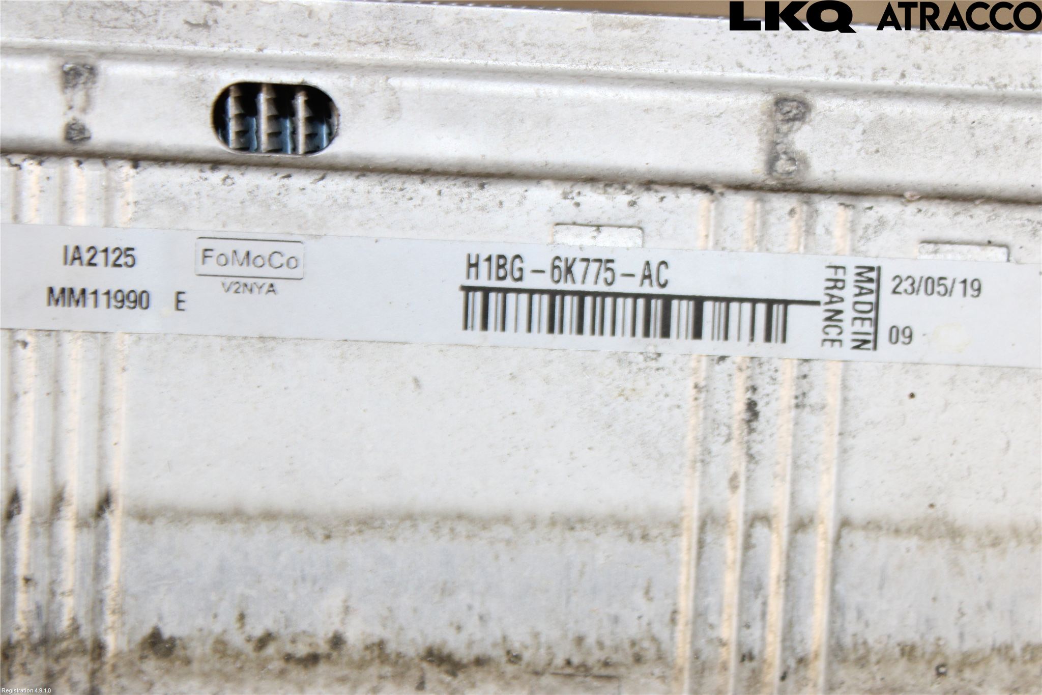 Ford FIESTA (VII) 18-23 Intercooler Radiator