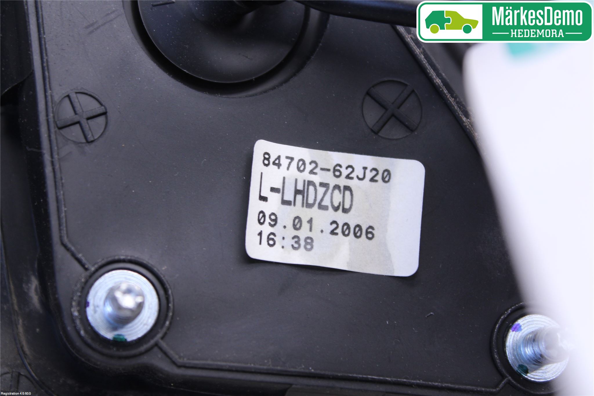 Suzuki SWIFT 05-10 Speil V M-El Justering