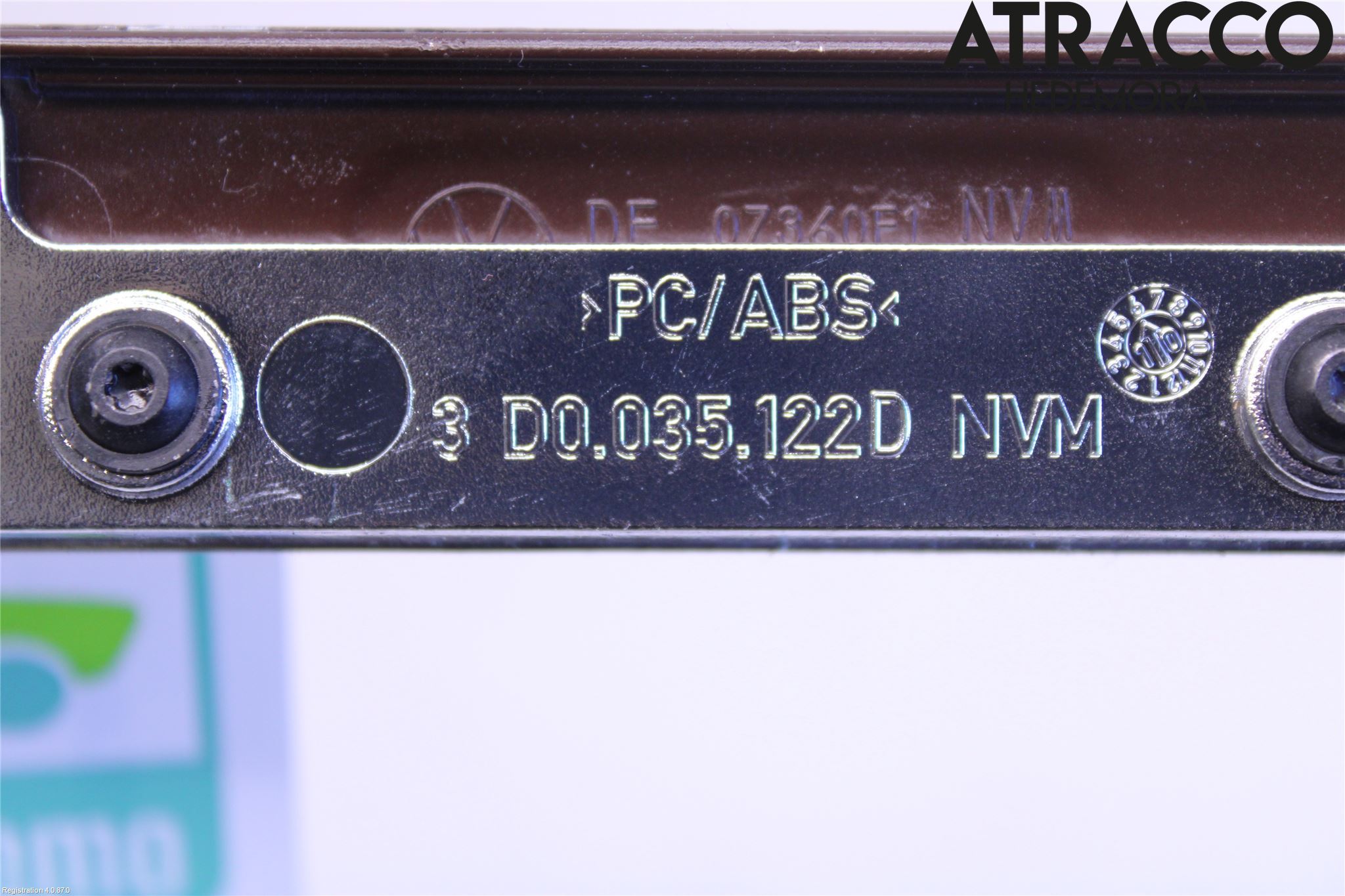 Volkswagen VW PHAETON Innr Radio Ramme