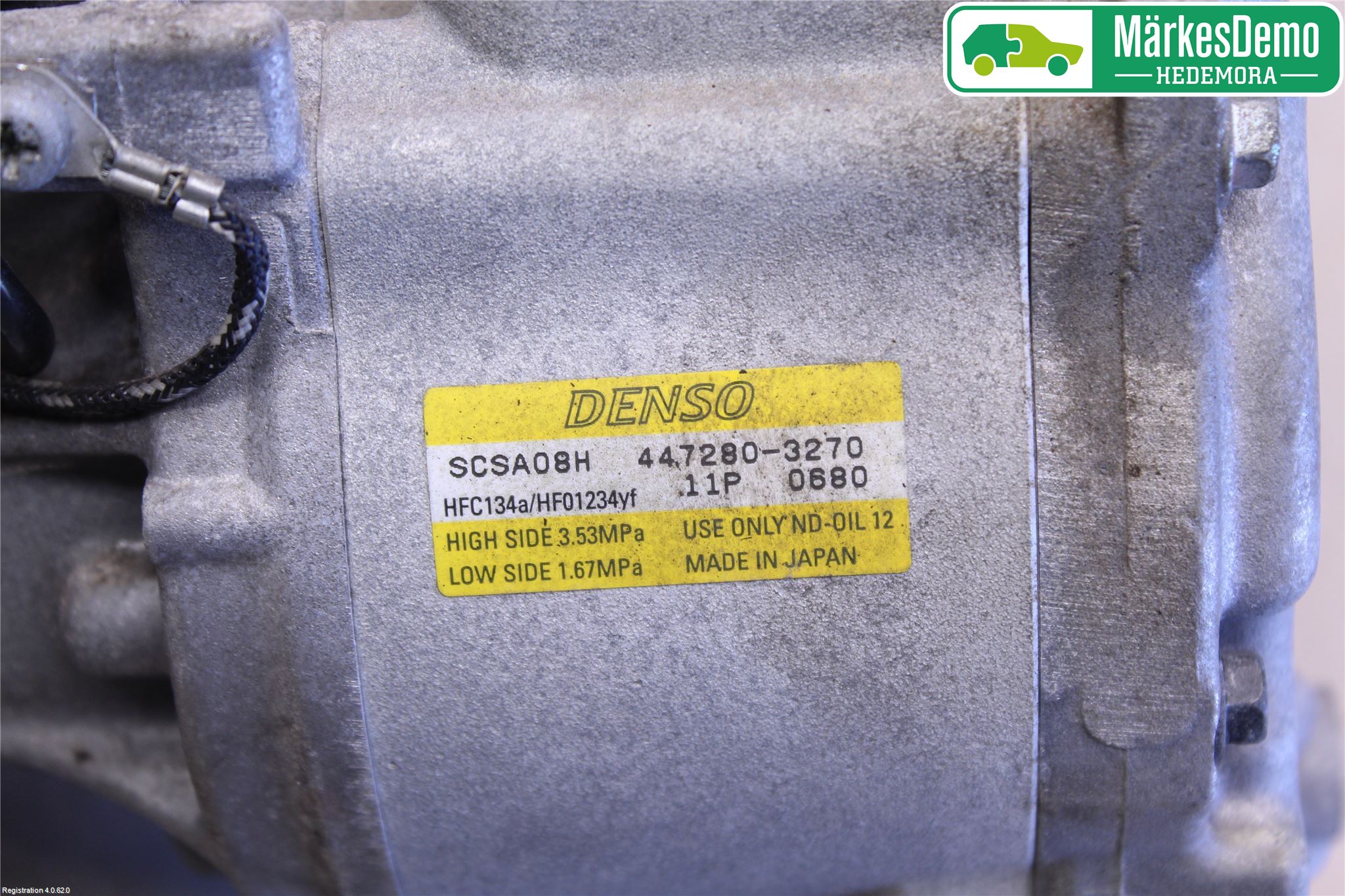 Toyota GT86 12- Varme Ac Kompressor