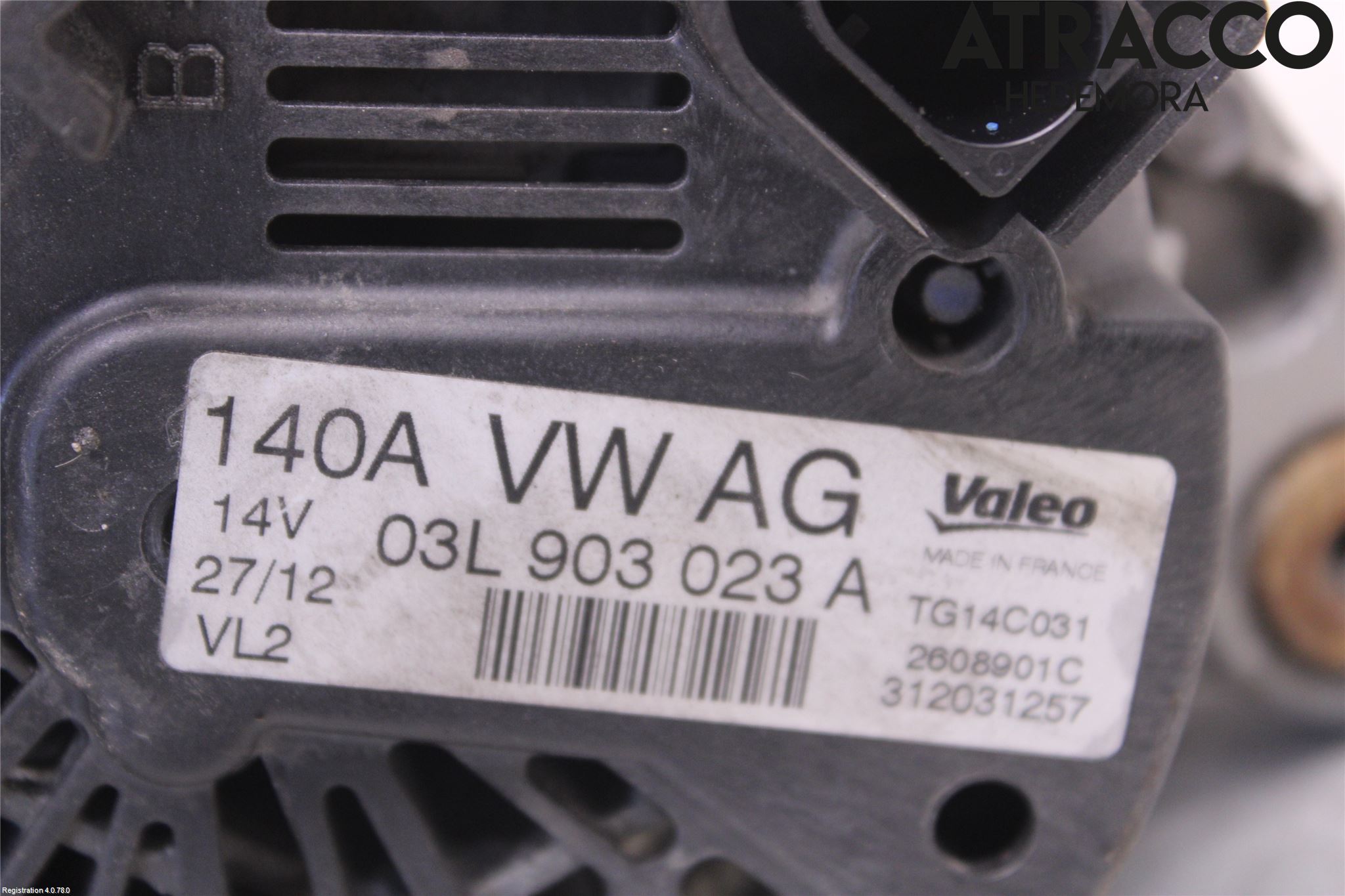 Volkswagen VW GOLF VI 09-13 Dynamo