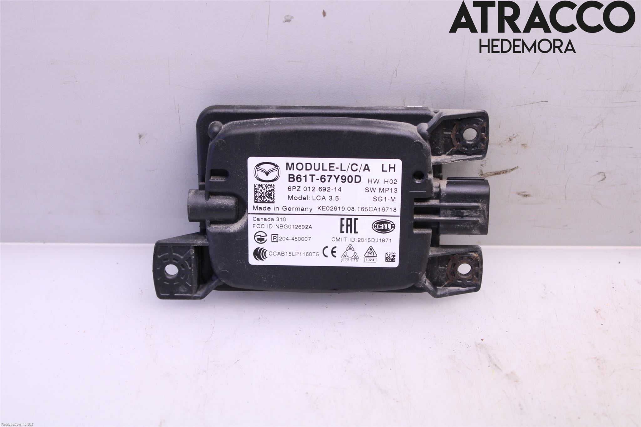 Mazda 3 III 14-19 Sensor Kollisjonsbeskyttelse