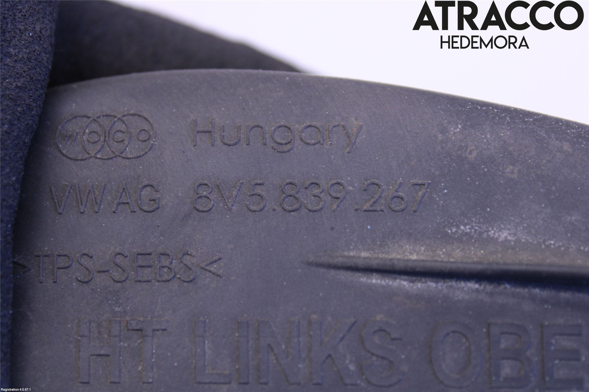 Audi A3/S3 8V 13-20 Dørstopper