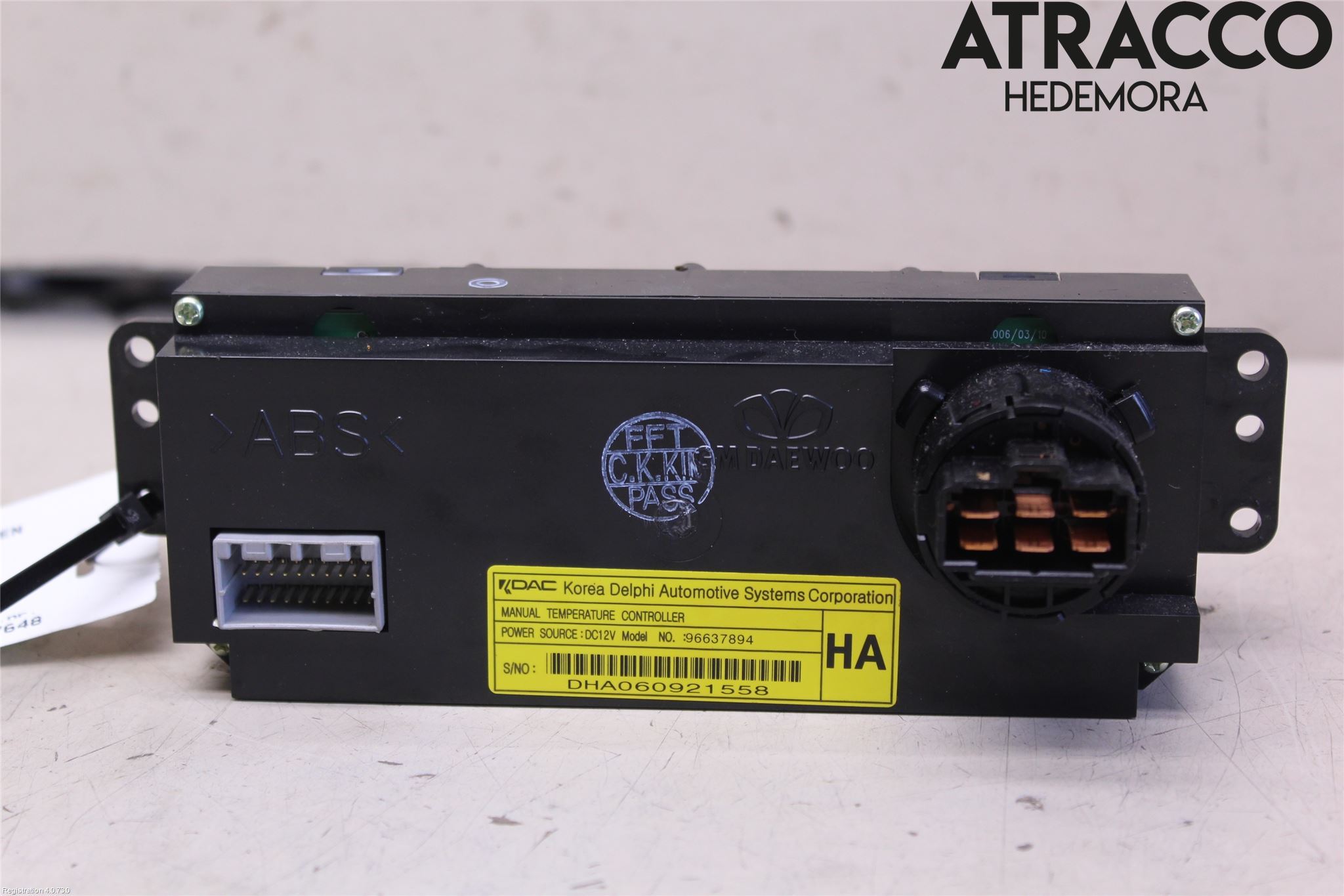Chevrolet EPICA Varme Ac Betjening-Display