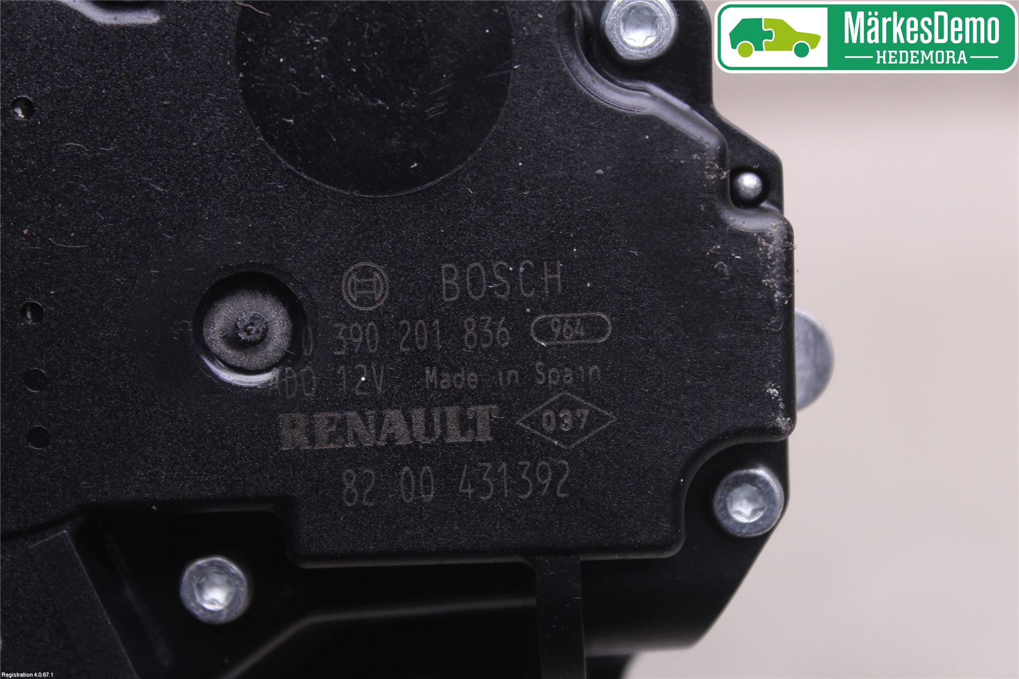 Renault KANGOO II 08-14 Viskermotor Bakluke