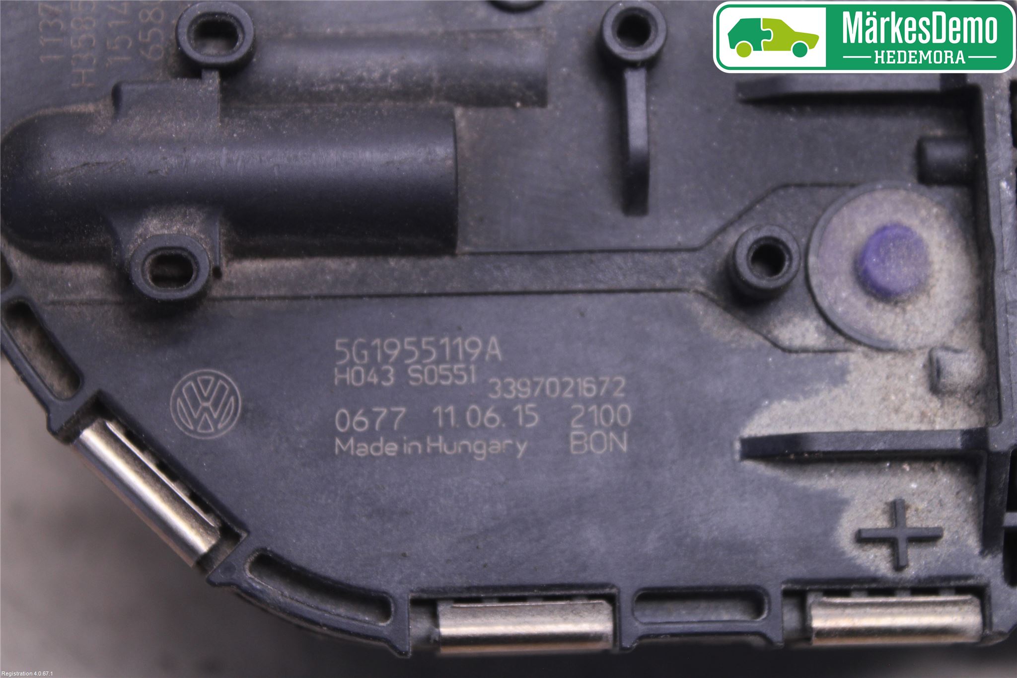 Volkswagen VW GOLF / E-GOLF VII 13-20 Viskermotor Frontrute