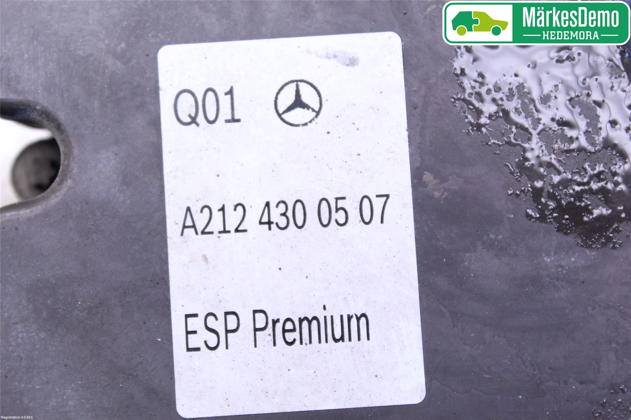 Mercedes-Benz MB E-KLASS (W212) 09-16 Abs Hydraulikkaggregat