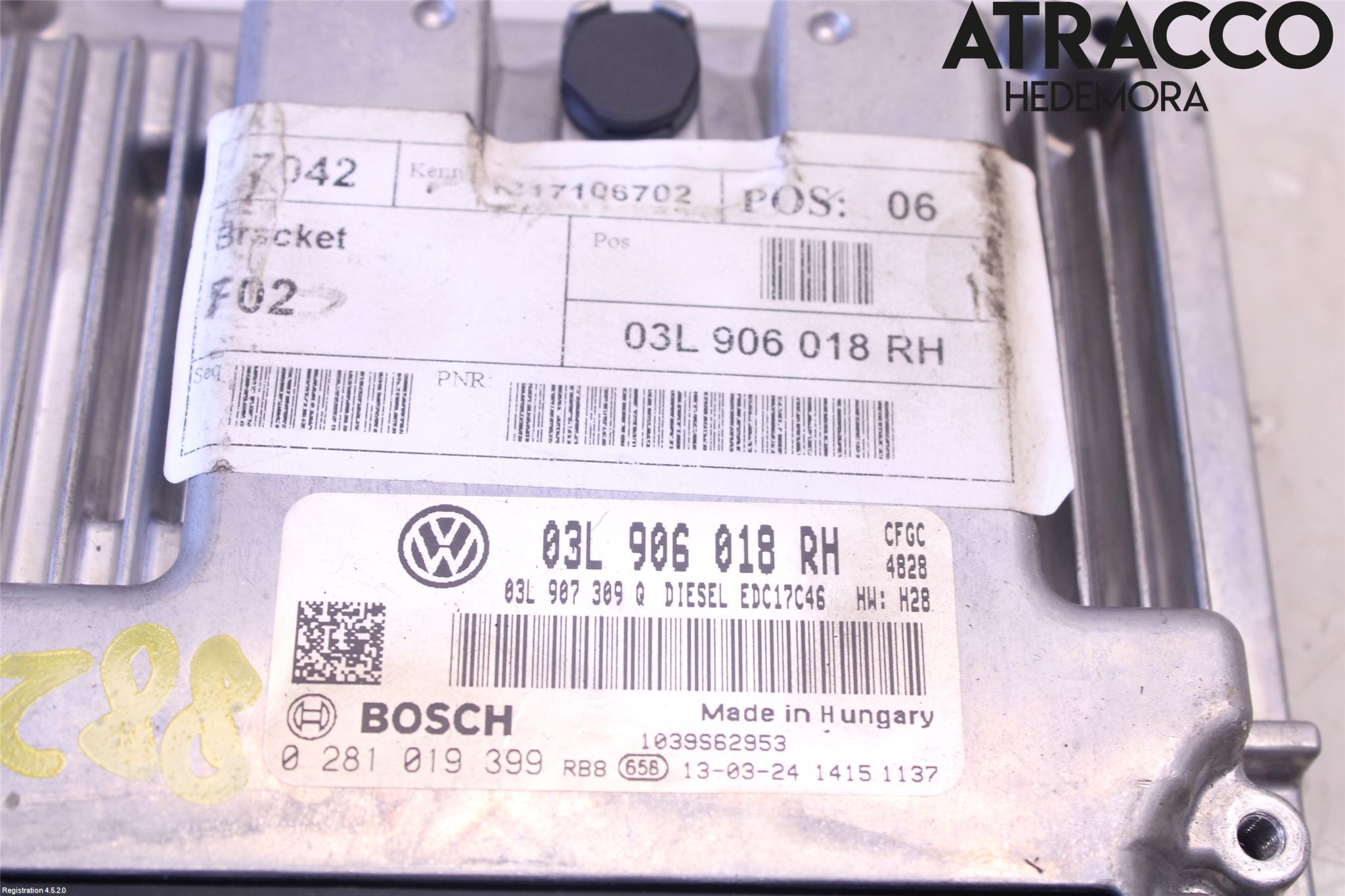Volkswagen VW SHARAN 11- Styreenhet Dieselpumpe