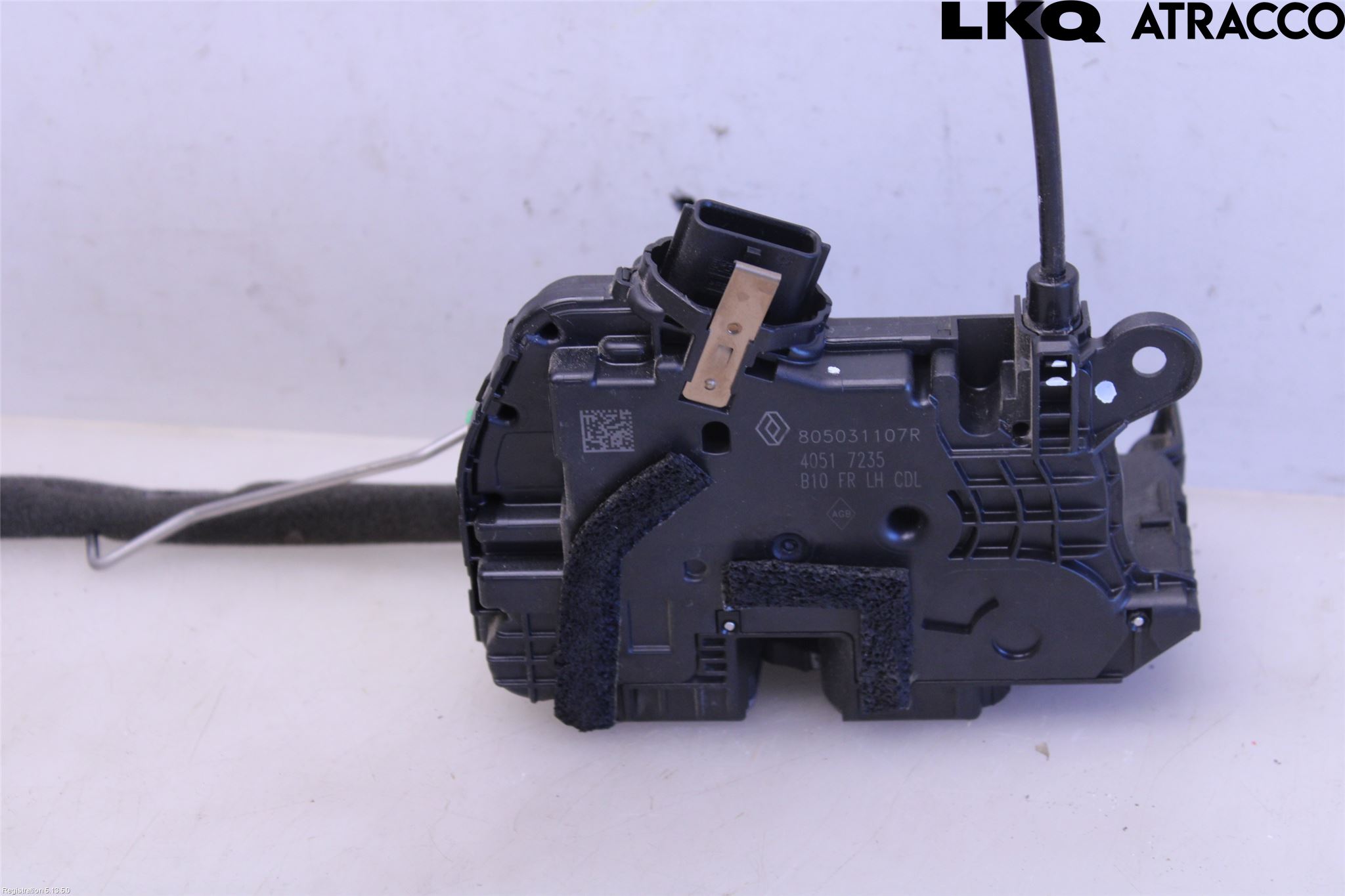Renault ZOE/E-TECH 13- Dørlås - Låsekasse