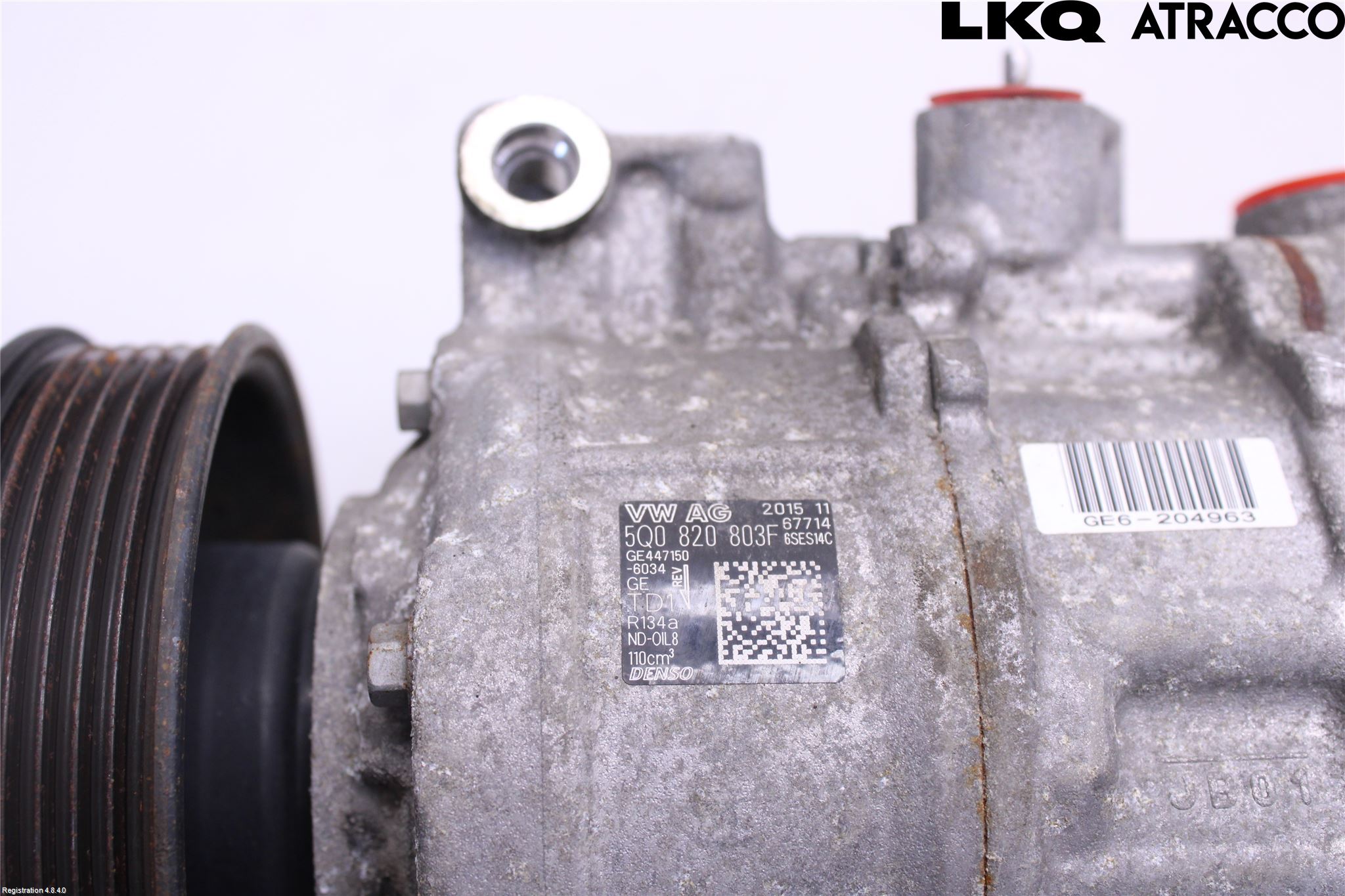Volkswagen VW PASSAT 15-19 Varme Ac Kompressor