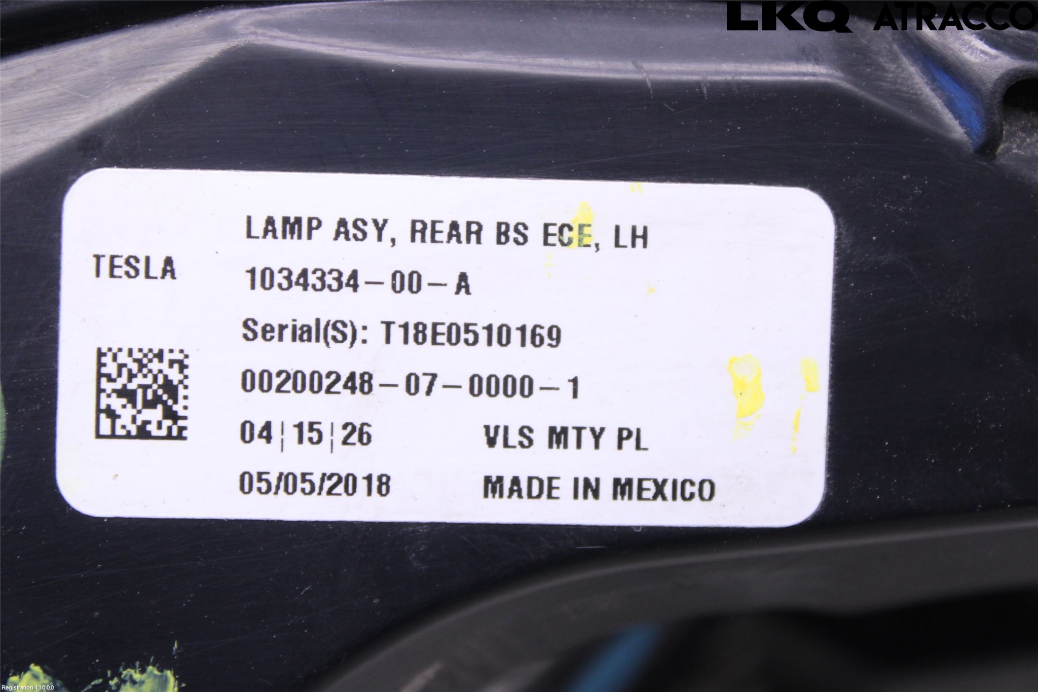 Tesla MODEL X 16- Baklykt Venstre
