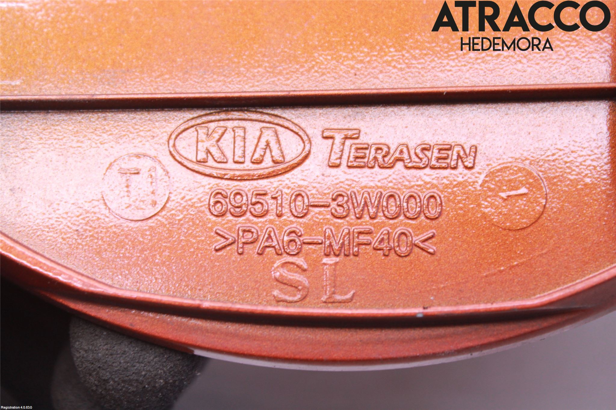 Kia SPORTAGE (SL) 11-15 Drivstoff Tankluke