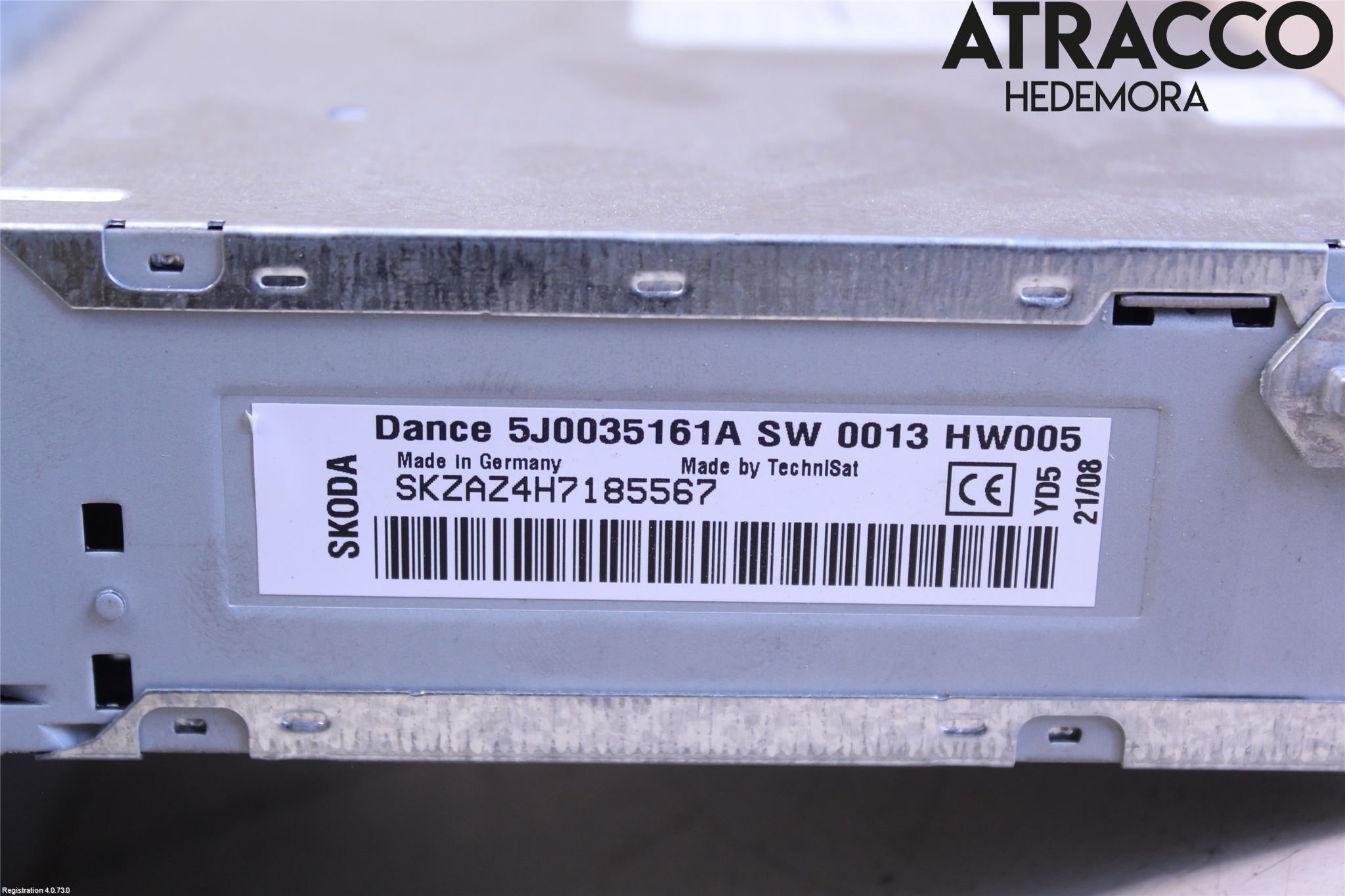 Skoda FABIA 07-14 Stereo Radio Med Cd