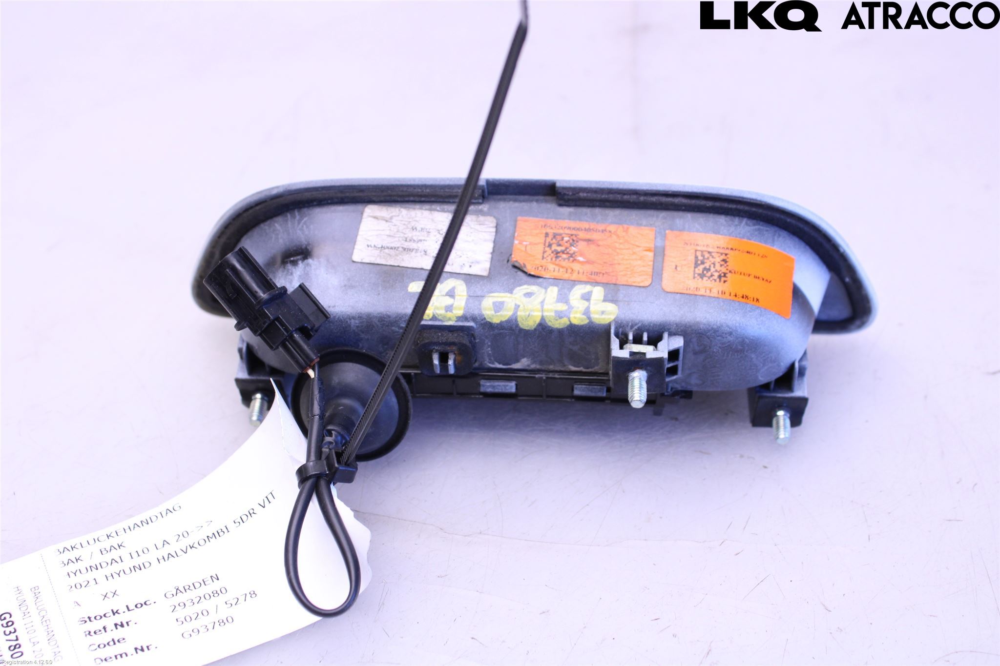Hyundai i10 LA 20- Bakluke Handtak Ytre