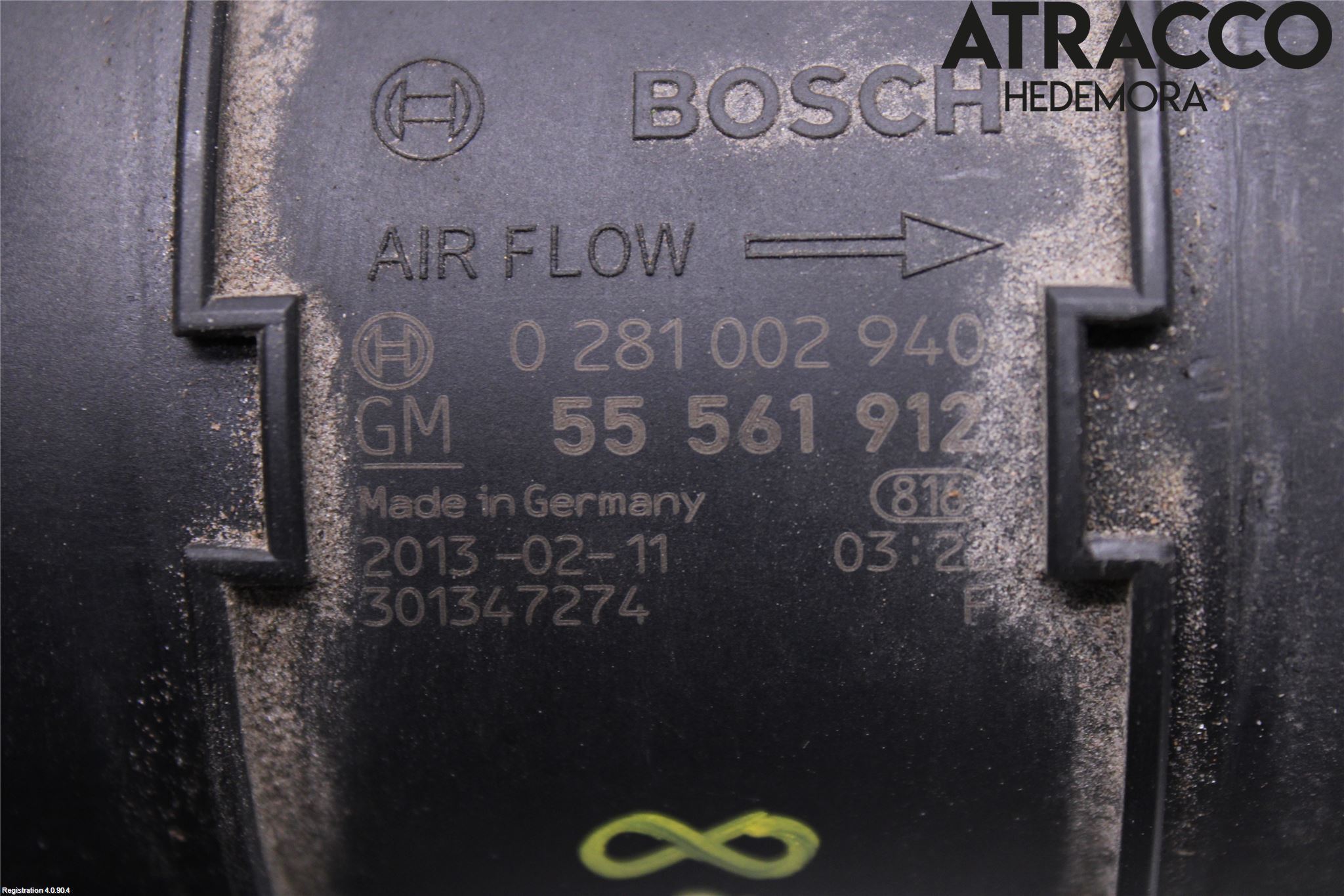 Opel ASTRA J 10-15 Inns Luftmassemåler
