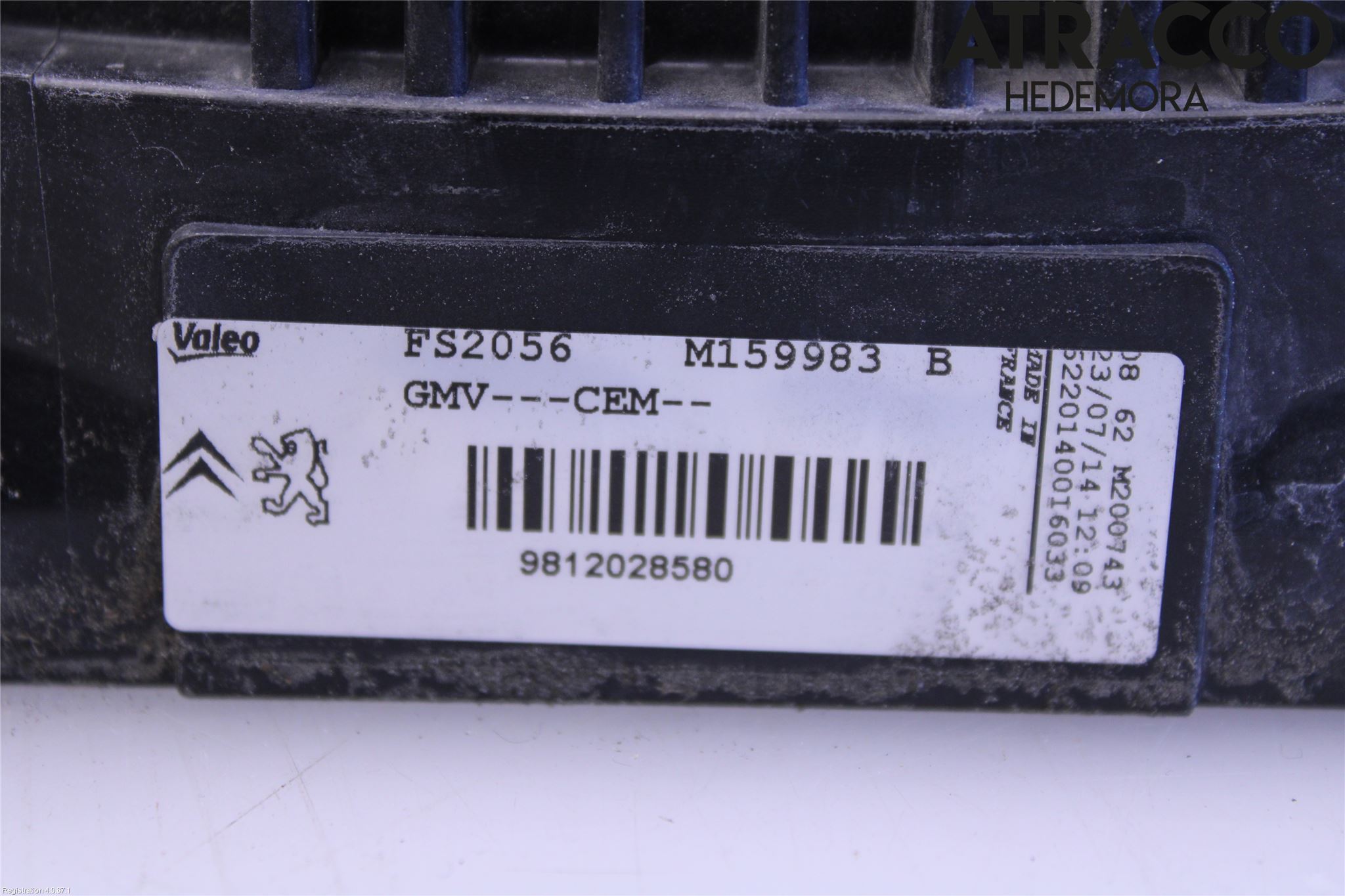 Citroen C3 10-17 Kjølevifte Elektrisk