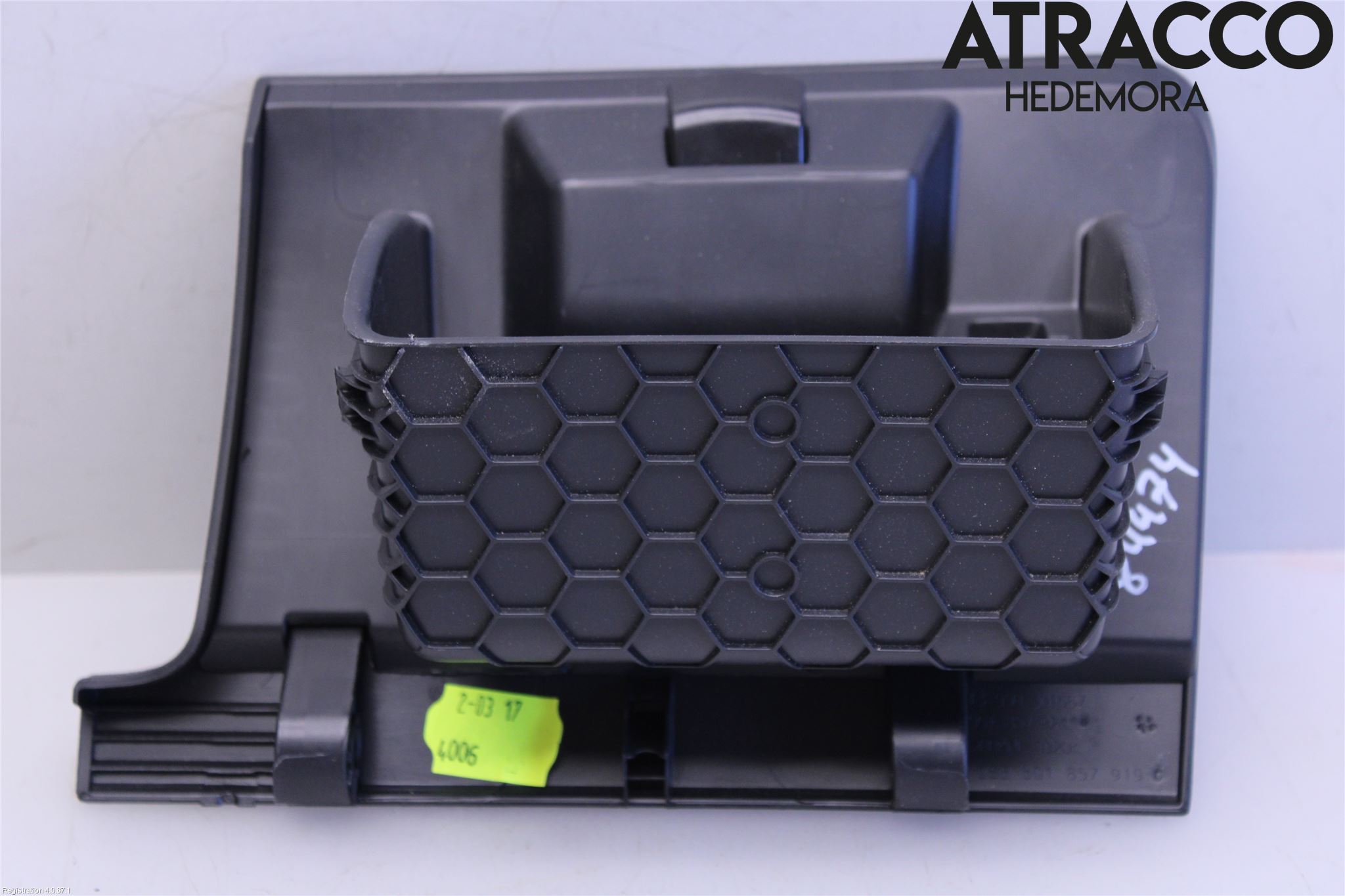 Volkswagen VW GOLF / E-GOLF VII 13-20 Innr Oppbevaringsrom