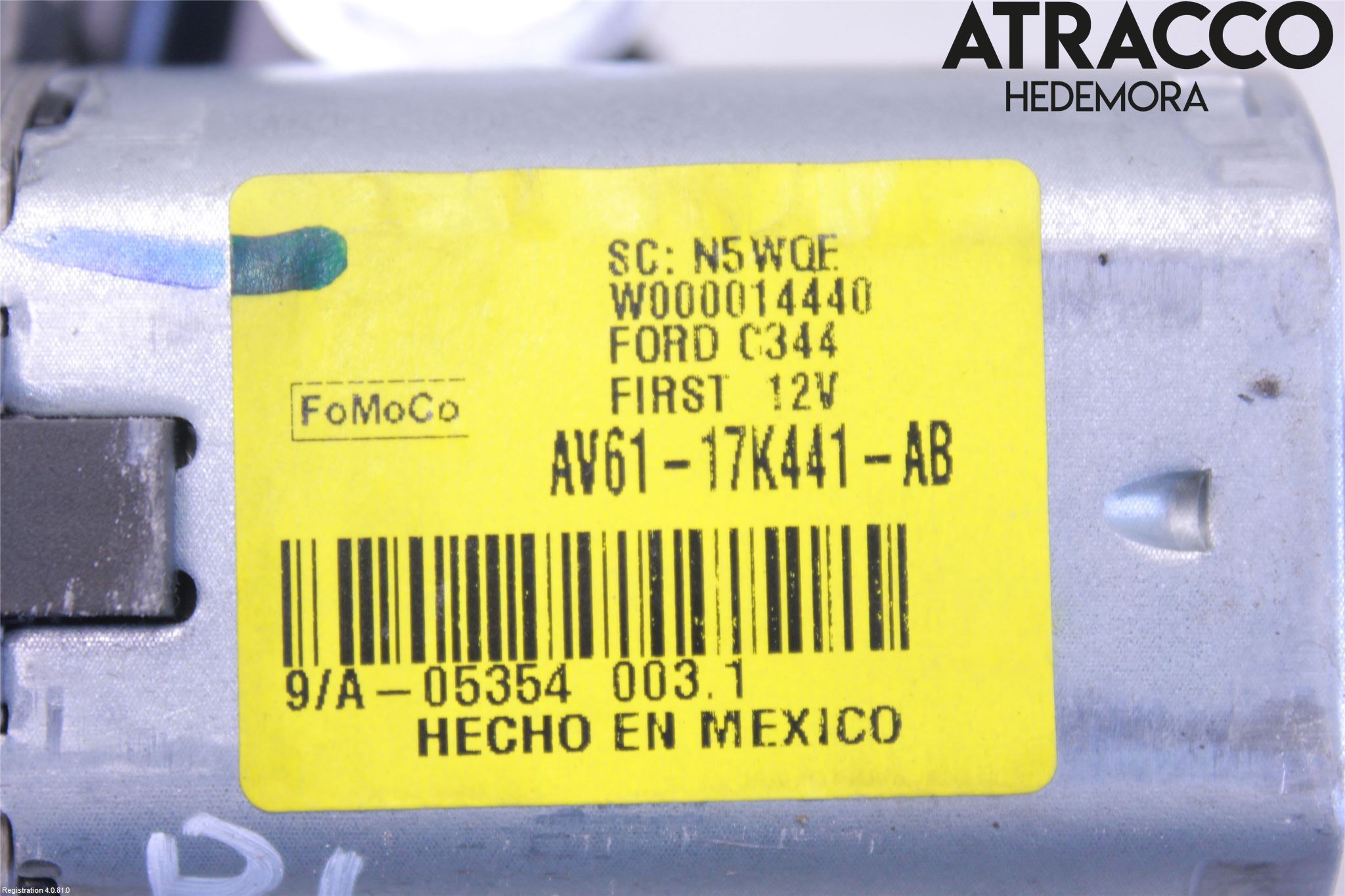 Ford C-MAX II  11-14 Viskermotor Bakluke