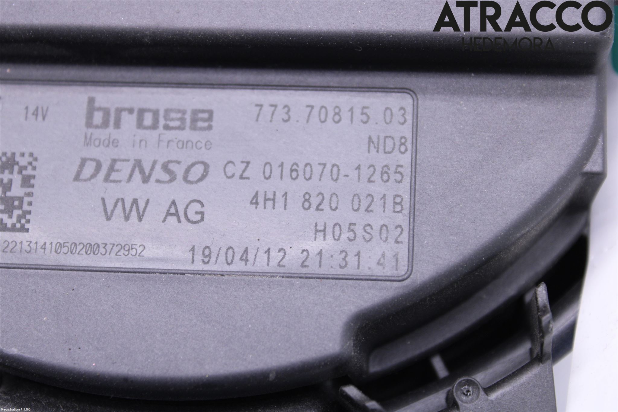 Audi A8/S8 4H 10-17 Varme Ac Varmeapparatvifte