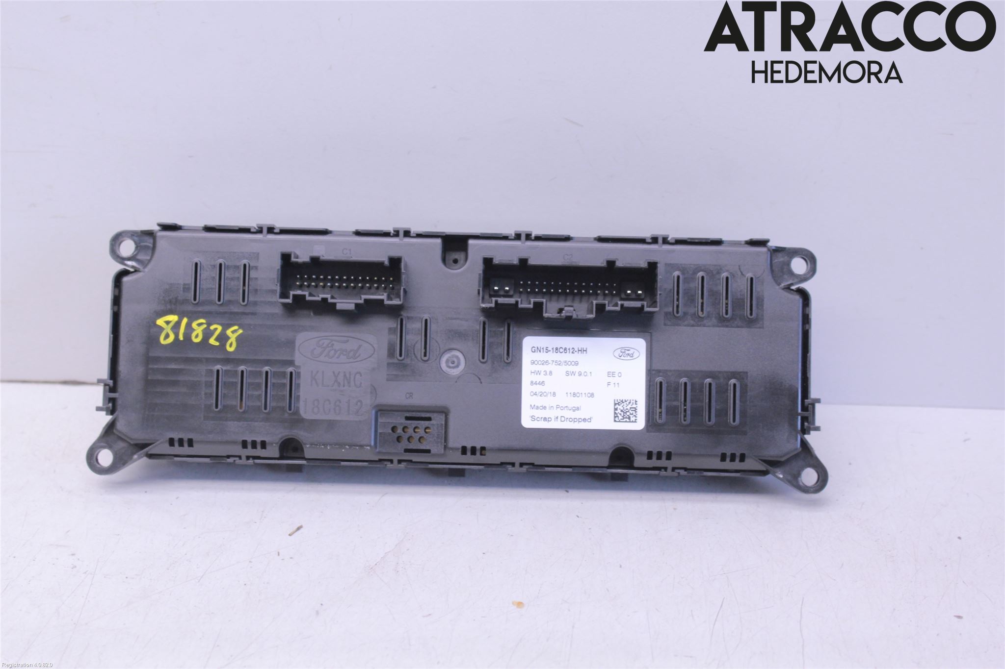 Ford ECOSPORT 17- Varme Ac Betjening-Display