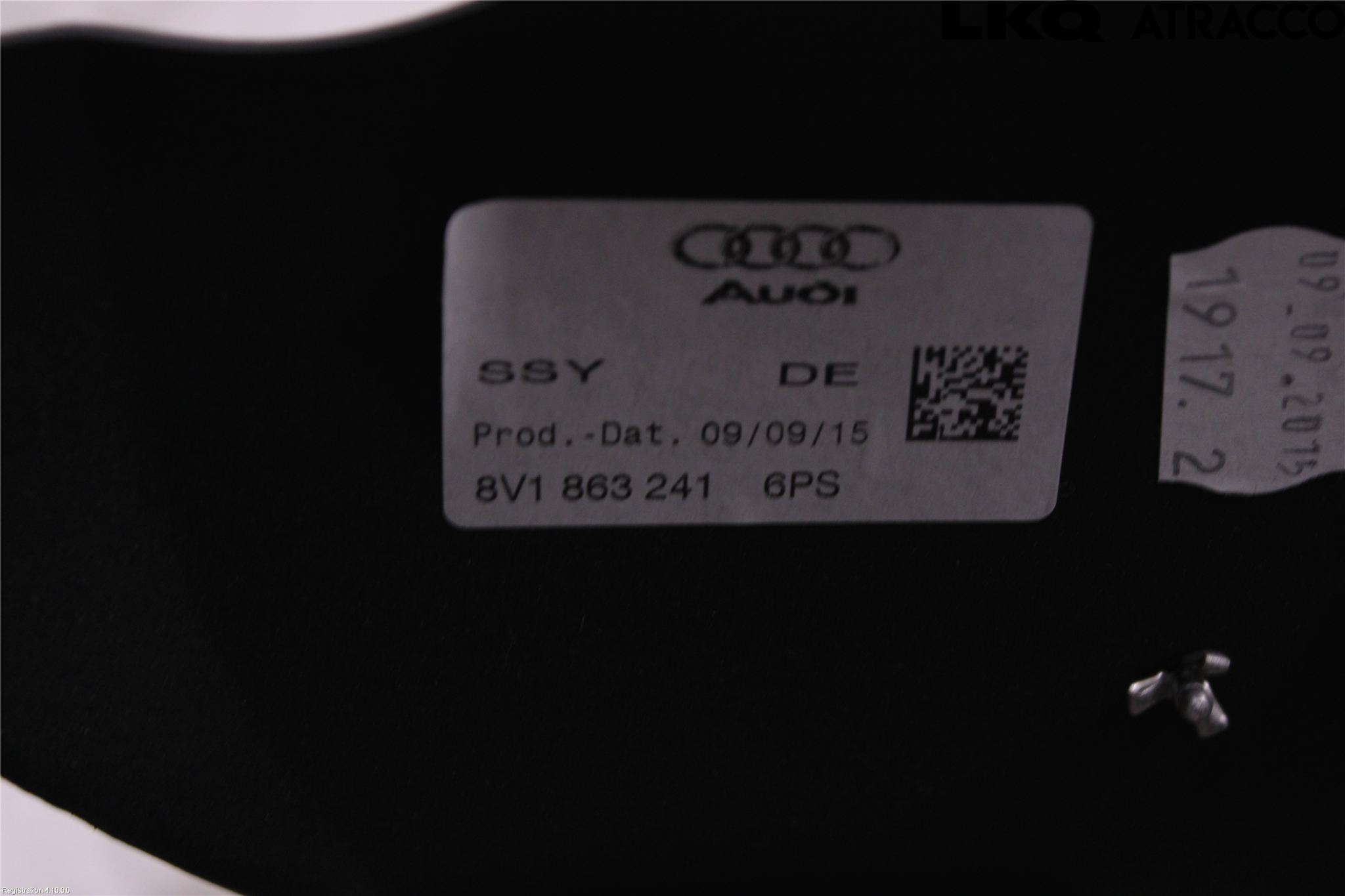 Audi A3/S3 8V 13-20 Innr Konsoll-Lomme