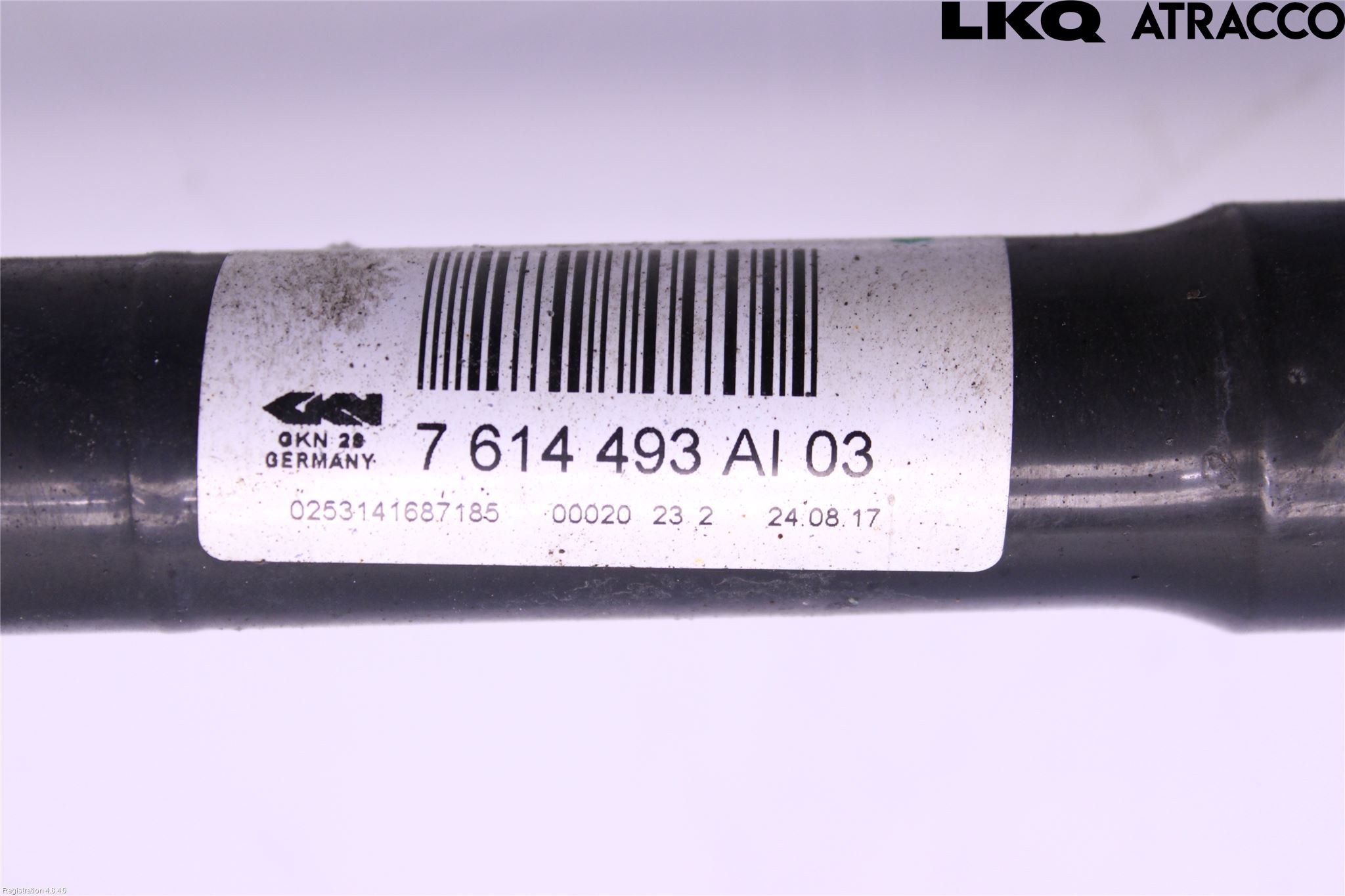 BMW X4 F26 14-18 Drivaksel Bak Kompl Venstre