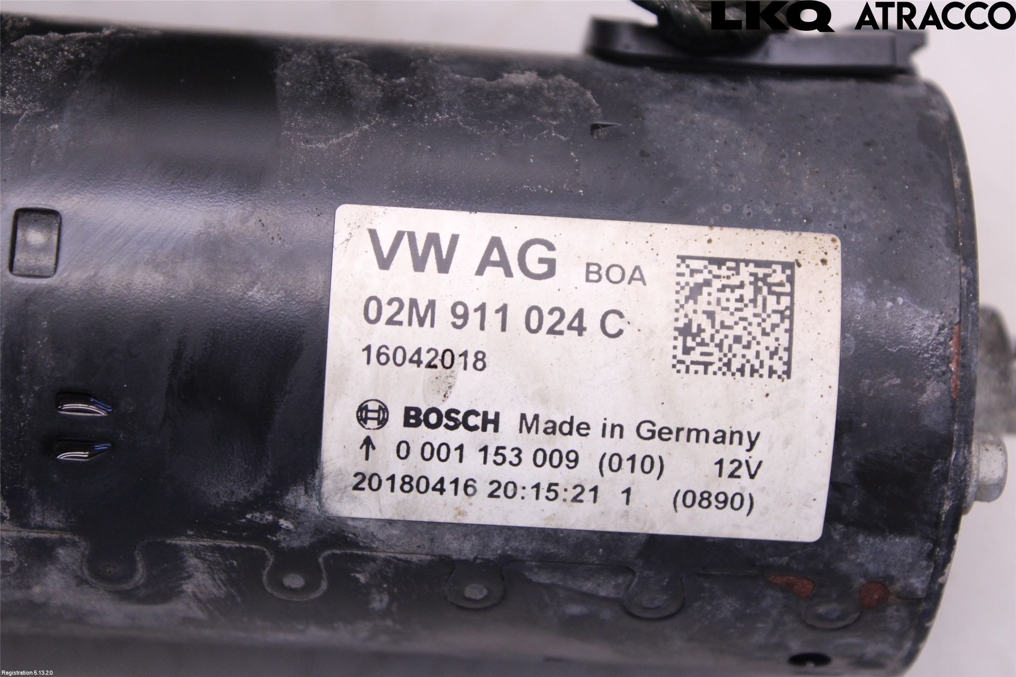 Volkswagen VW CADDY 16-20 Startmotor Diesel