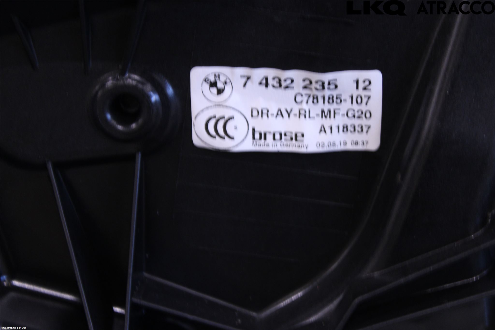 BMW 3 G20/G21/G80/G81 19- Vindusheis El Komp