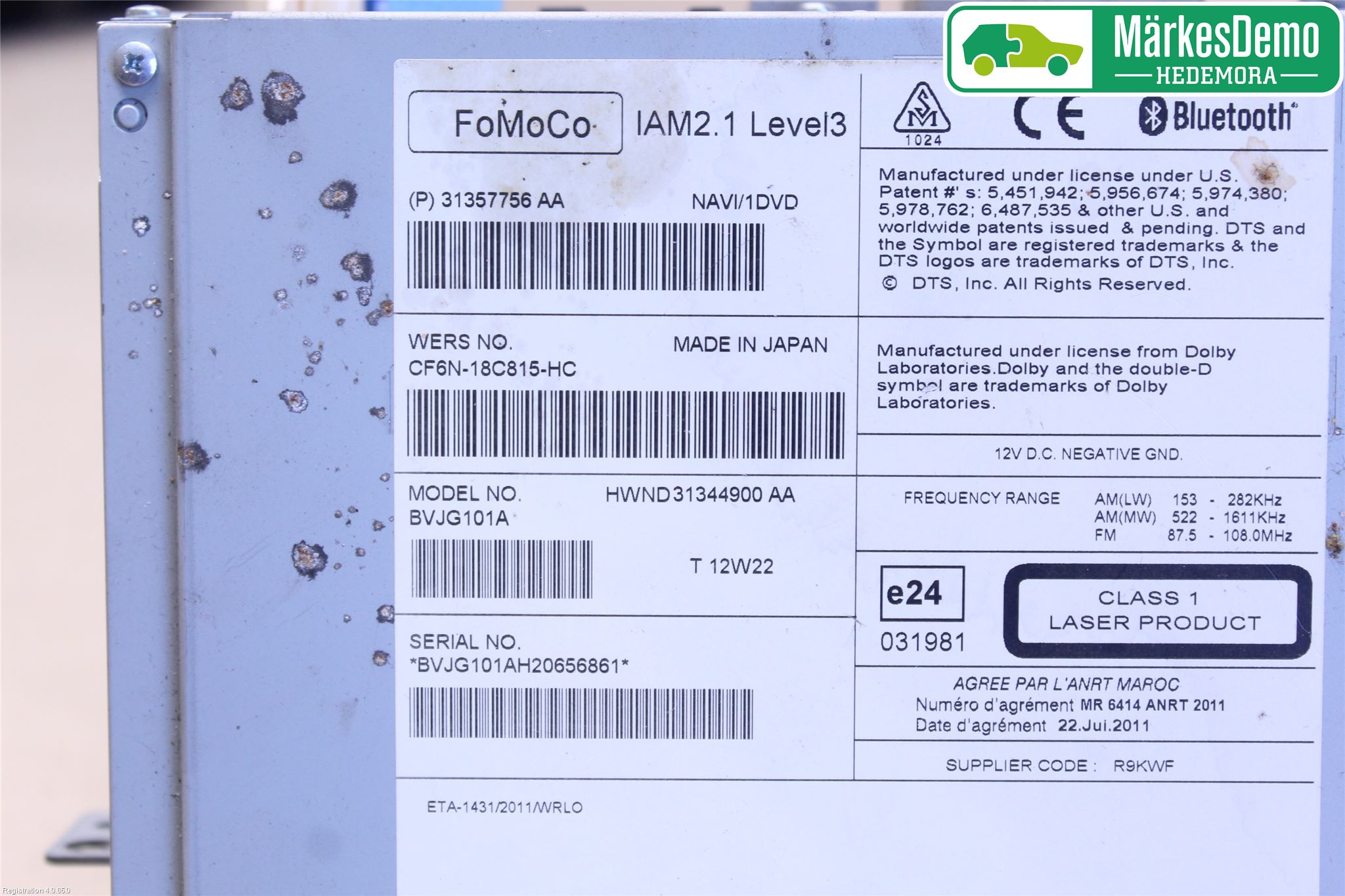 Landrover LAND ROVER DISCOVERY 4 10-16 Stereo Radio Med Cd