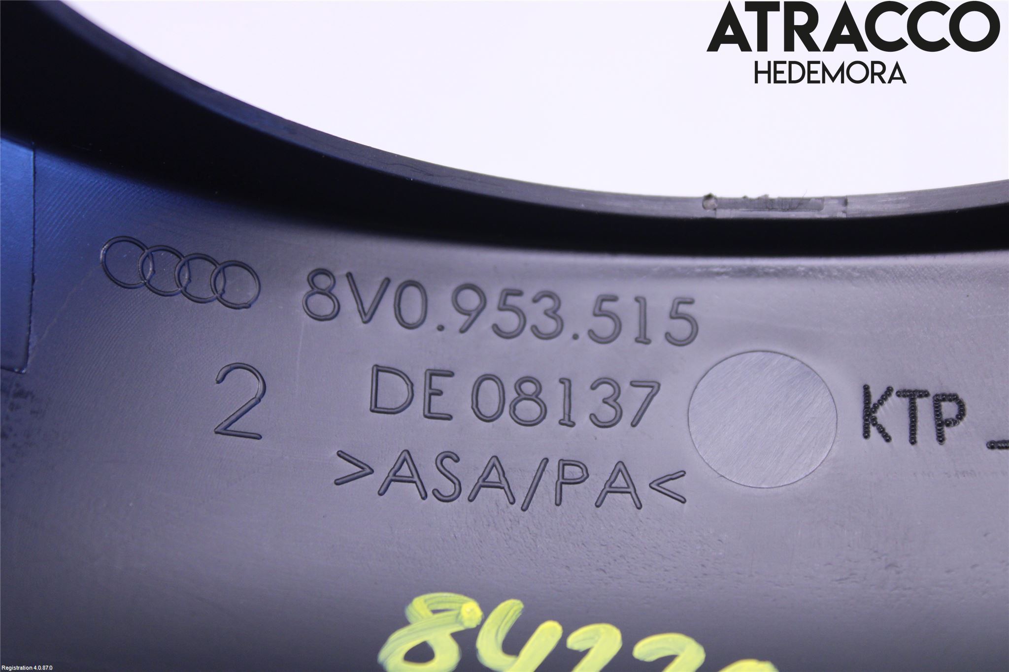Audi A3/S3 8V 13-20 Rattdeksel - Deksler