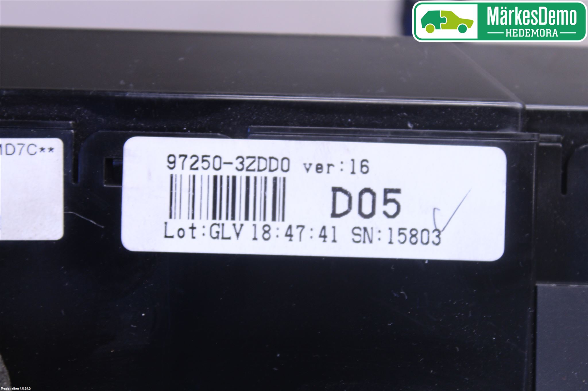 Hyundai i40 08-15 Varme Ac Betjening-Display