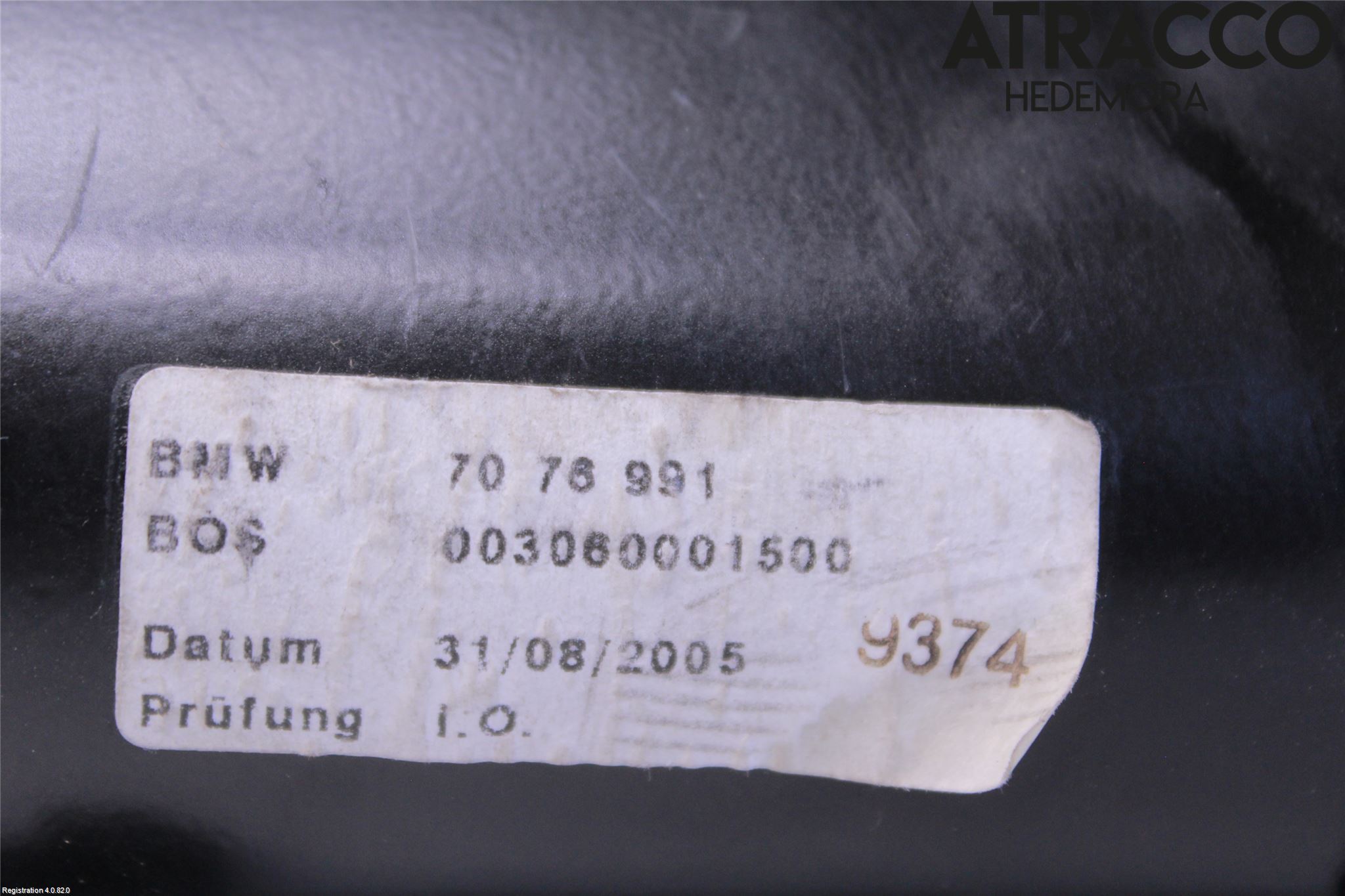 BMW 5 E60/61 Sed/Tou 02-10 Innr Innsyn Beskytelse Stv