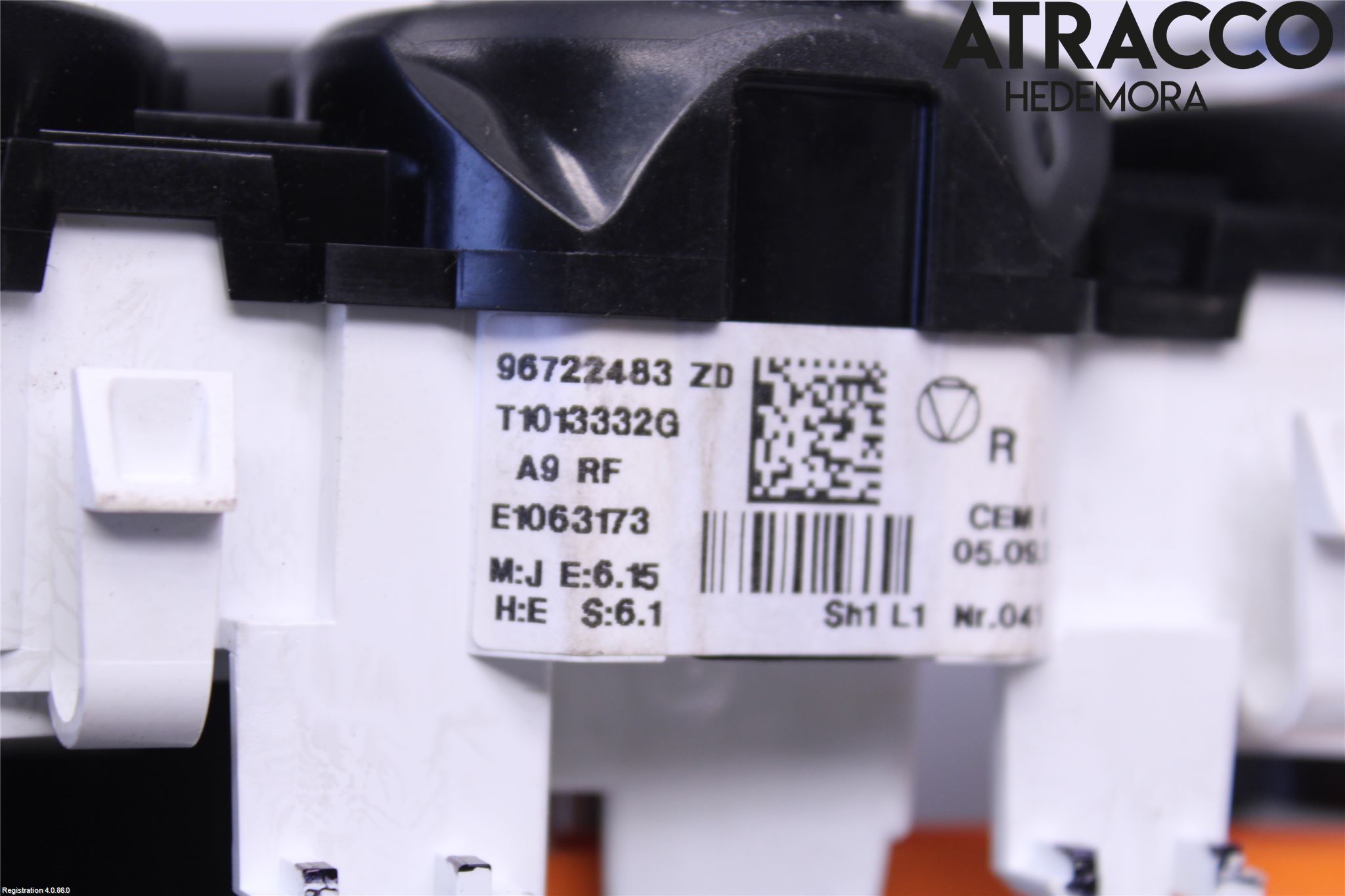 Peugeot 208 12-15 Varme Ac Betjening-Display