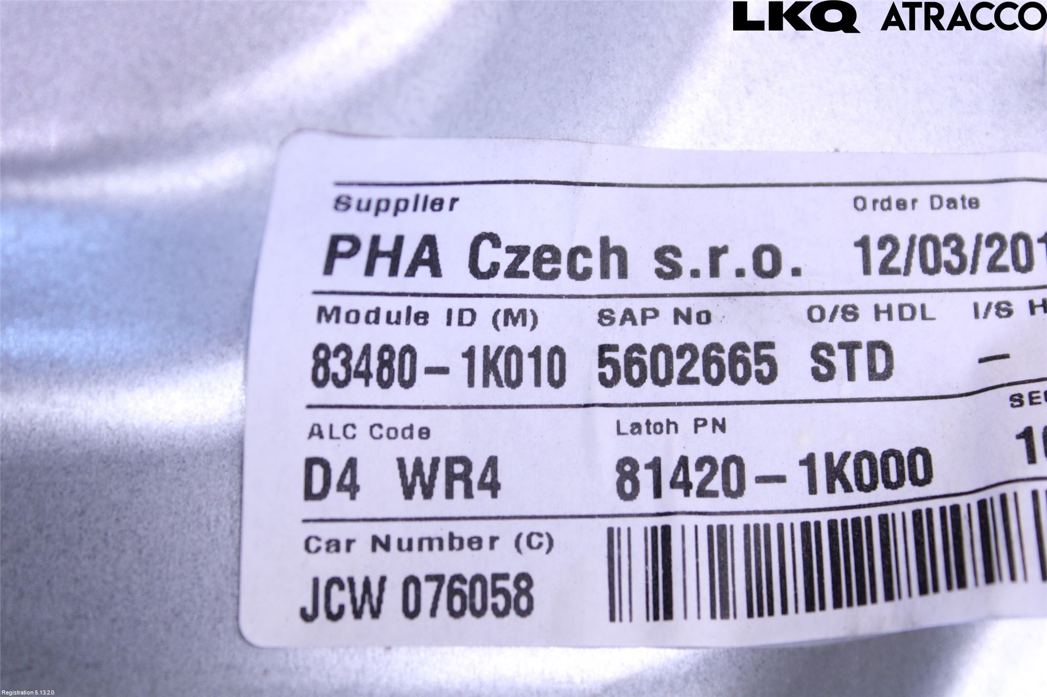 Hyundai ix20 Vindusheis El Komp