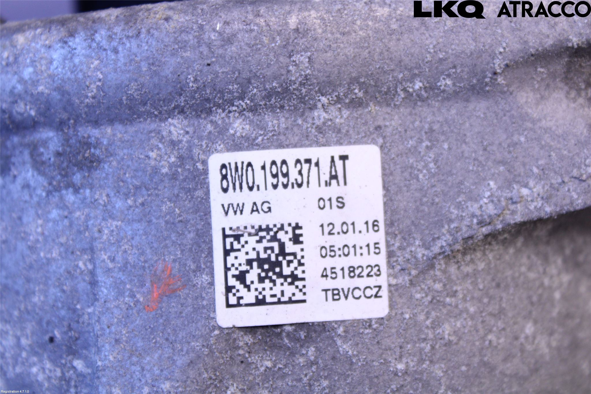 Audi A4/S4 B9 16-19 Motor Feste Gummi