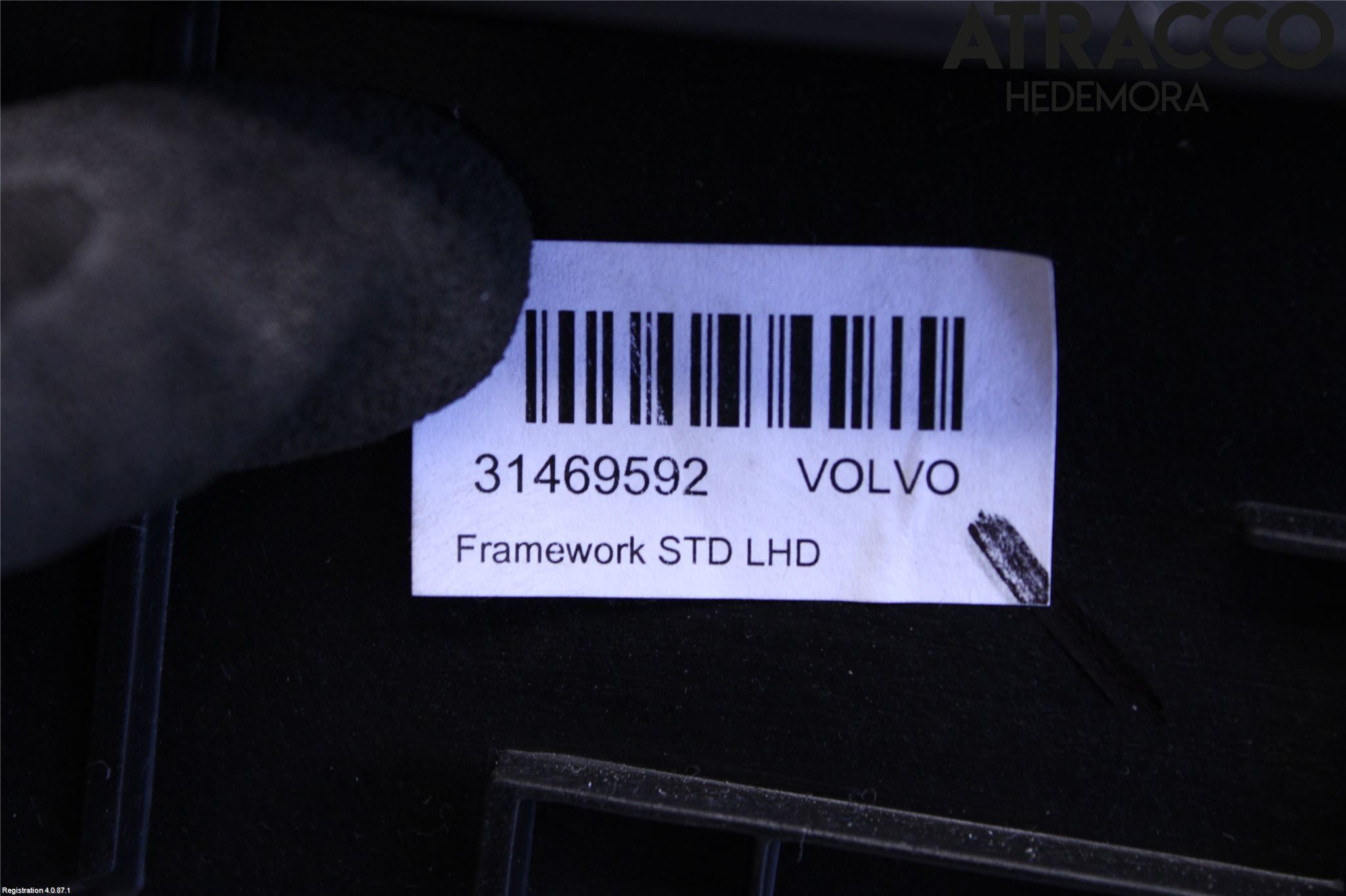 Volvo V90 17->> Innr Konsoll-Lomme