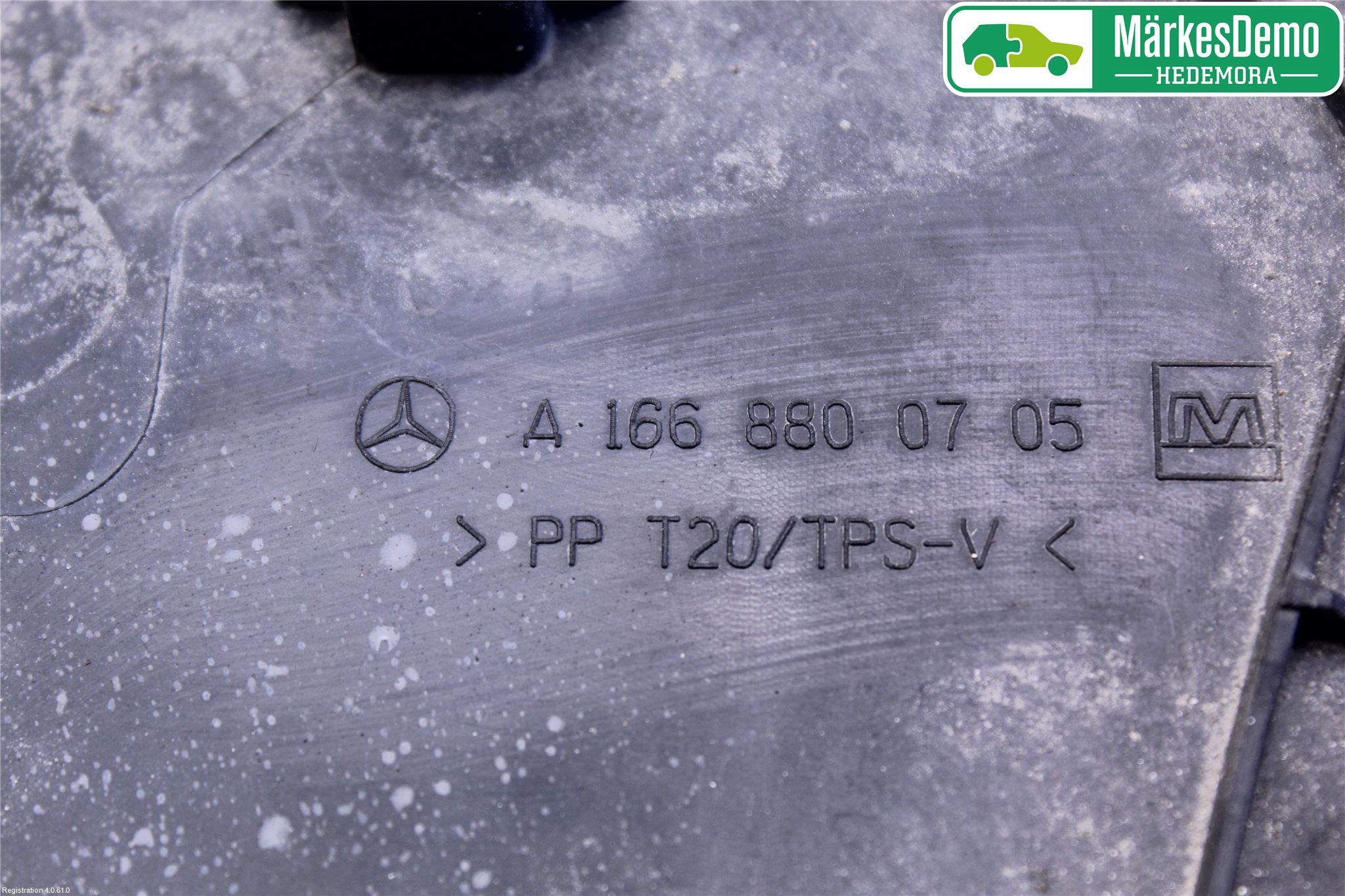 Mercedes-Benz MB ML/GLE-KLASS (W166) 12-18 Panser Luftinntak Oppå