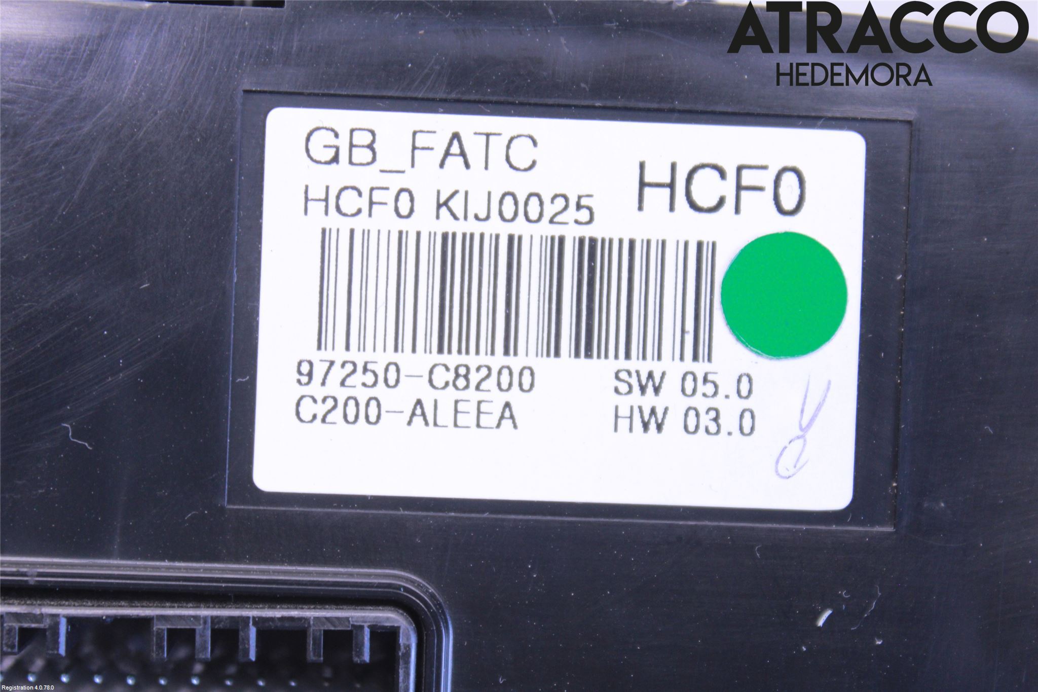 Hyundai i20 GB 15-20 Varme Ac Betjening-Display