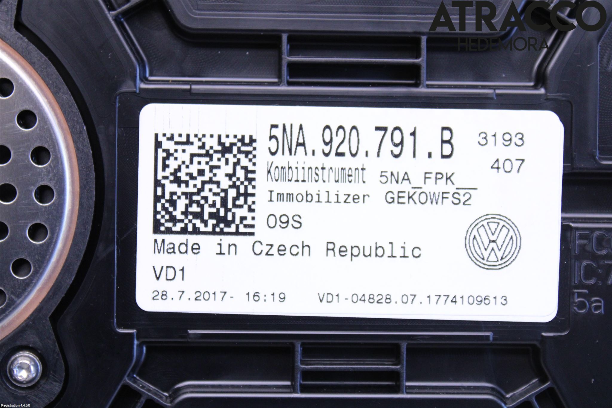 Volkswagen VW TIGUAN ALLSPACE 18- Instr Kombinert
