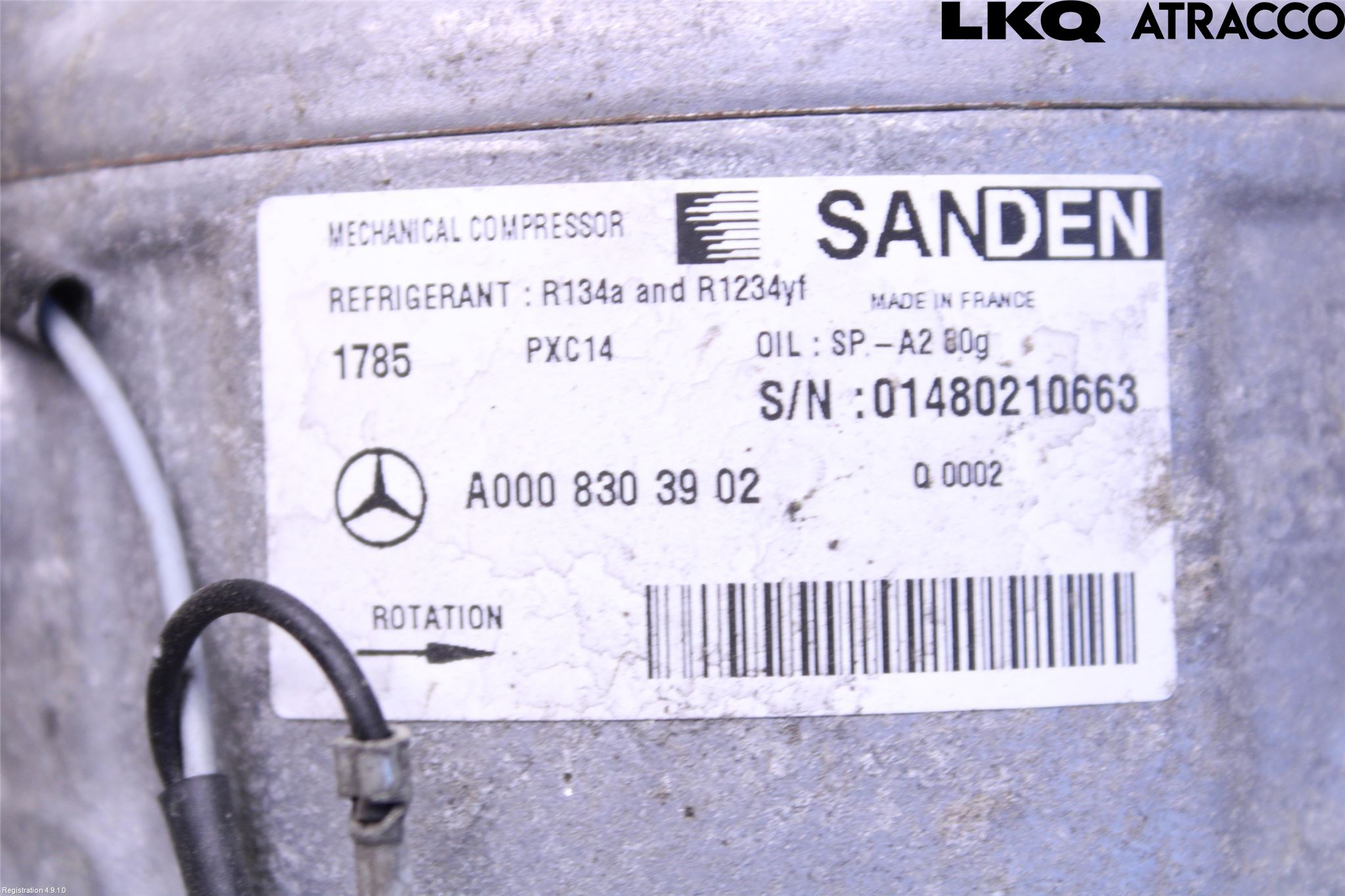 Mercedes-Benz MB C-KLASS (W205) 14-21 Varme Ac Kompressor