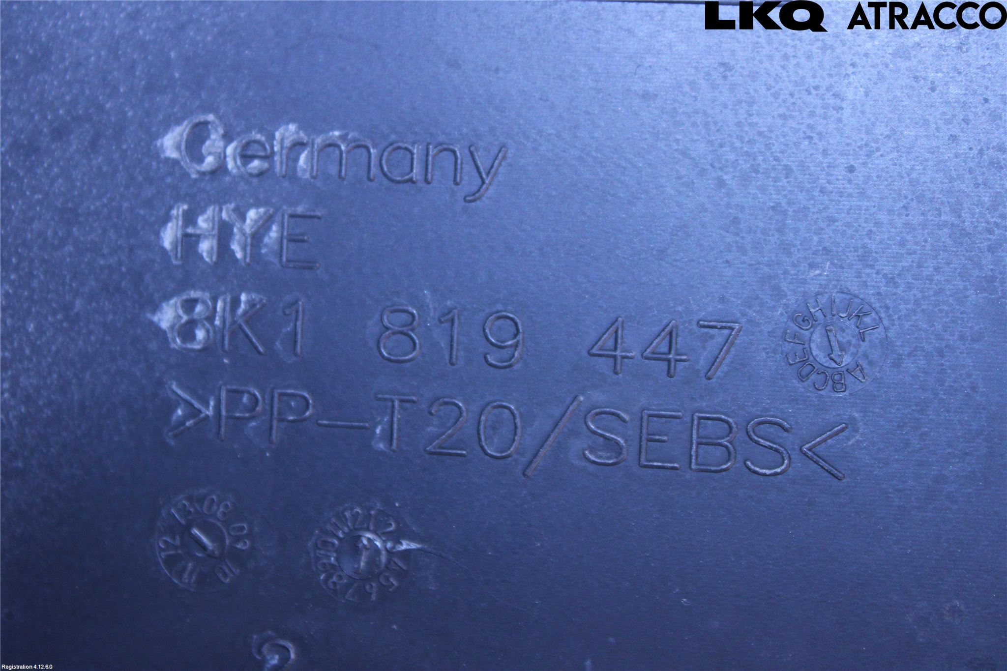 Audi A4/S4 08-11 Visker Deksel-Grill-Under Frr