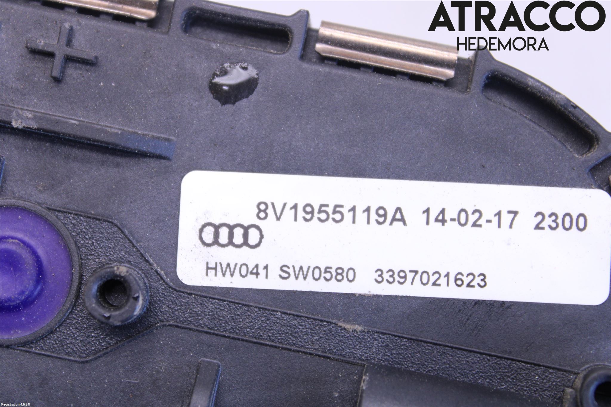 Audi A3/S3 8V 13-20 Viskermotor Frontrute