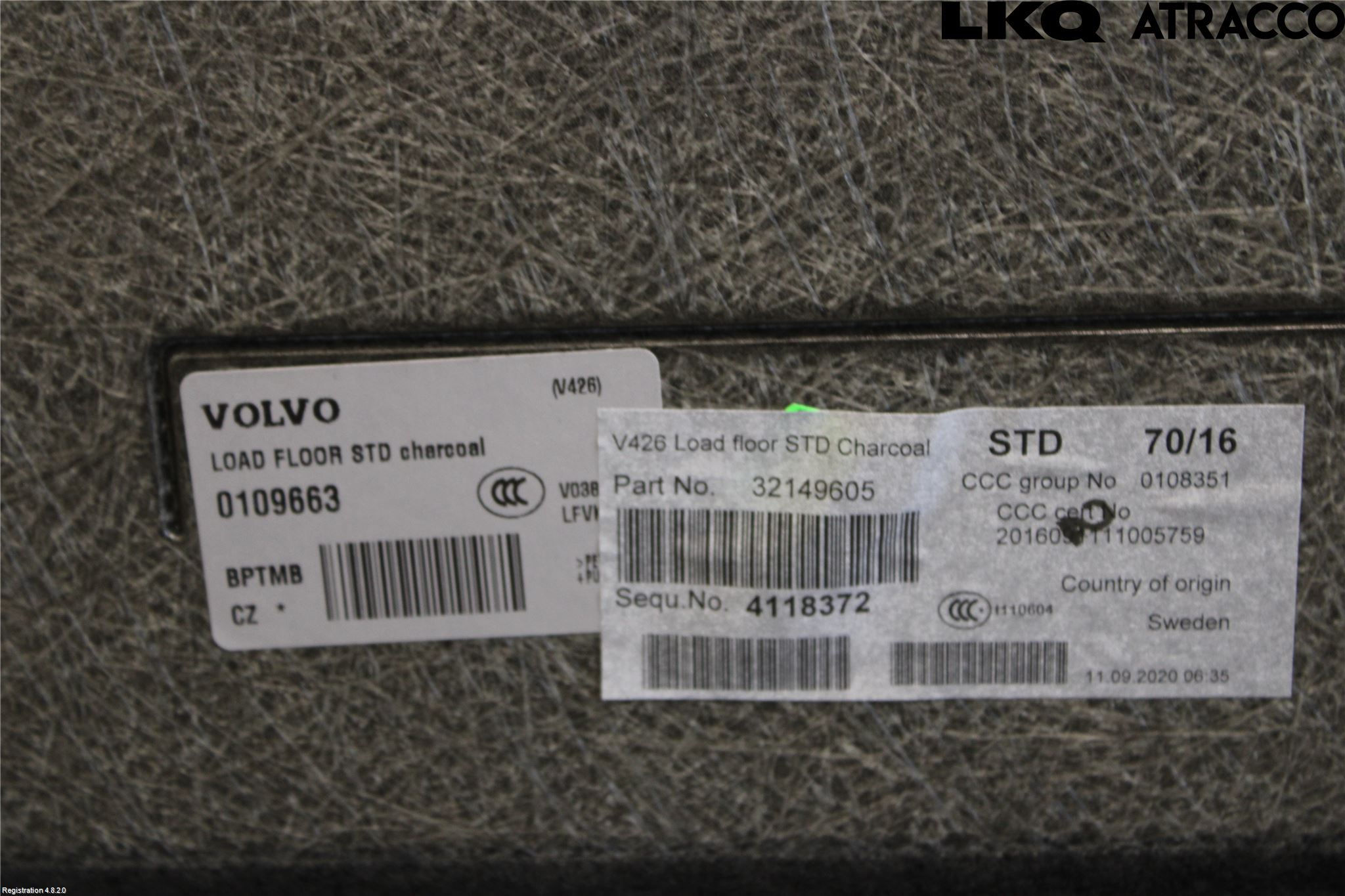 Volvo XC60 18- Bakluke Bun (Utgår 5023)