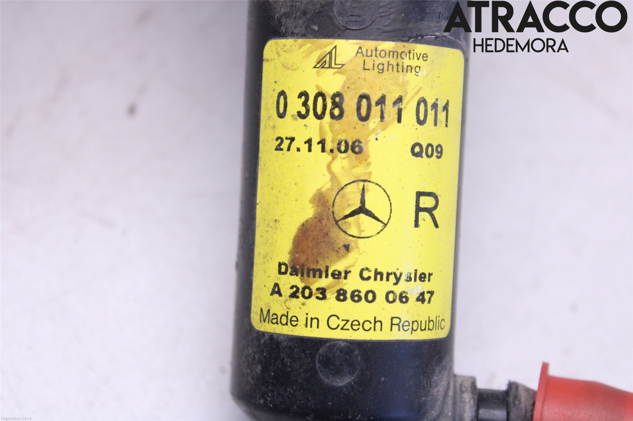 Mercedes-Benz MB C (203) 00-07 Spylerdyse Frontlykter