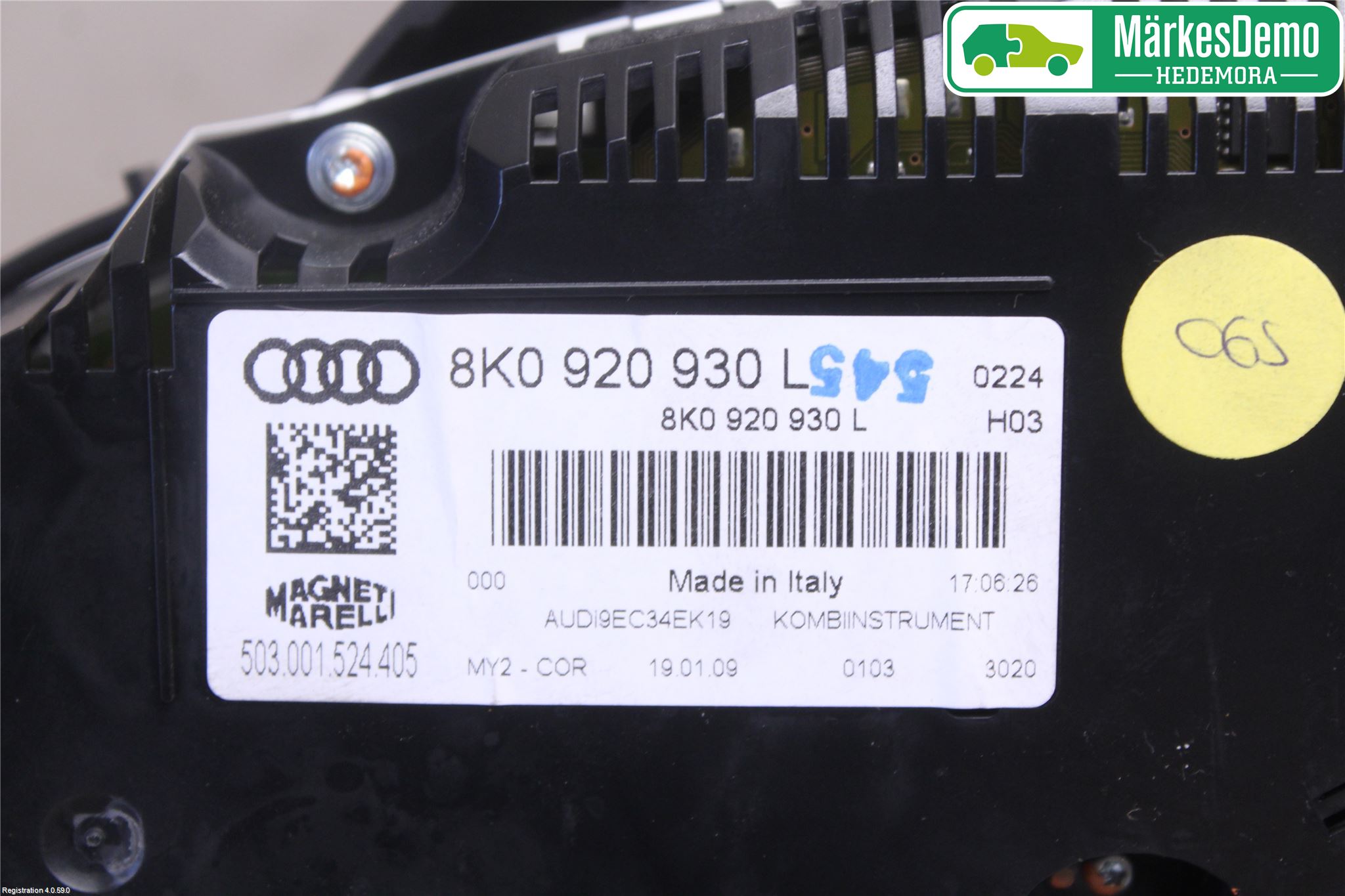 Audi A4/S4 08-11 Instr Kombinert