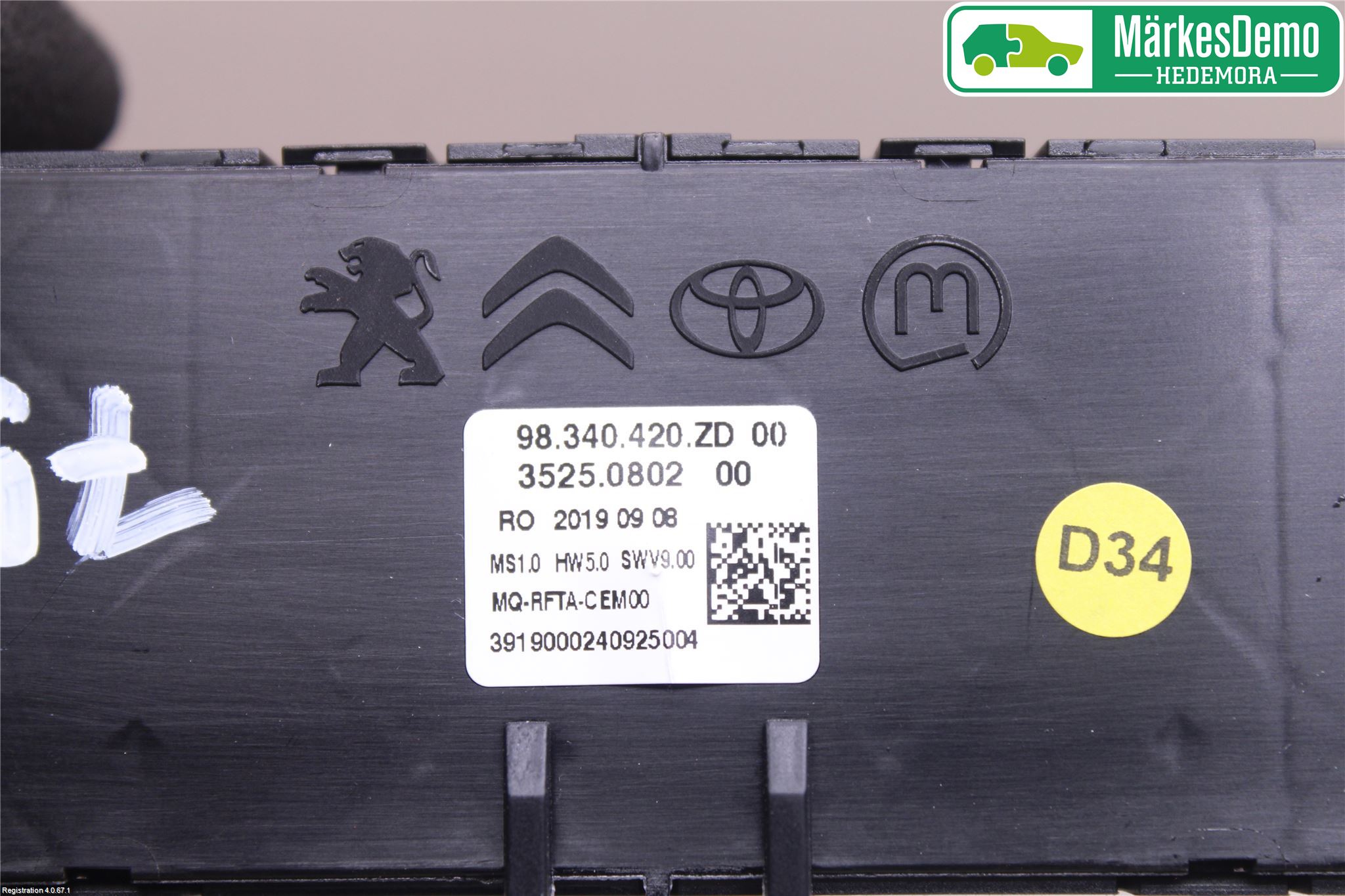 Peugeot EXPERT/E-EXPERT 17- Varme Ac Betjening-Display