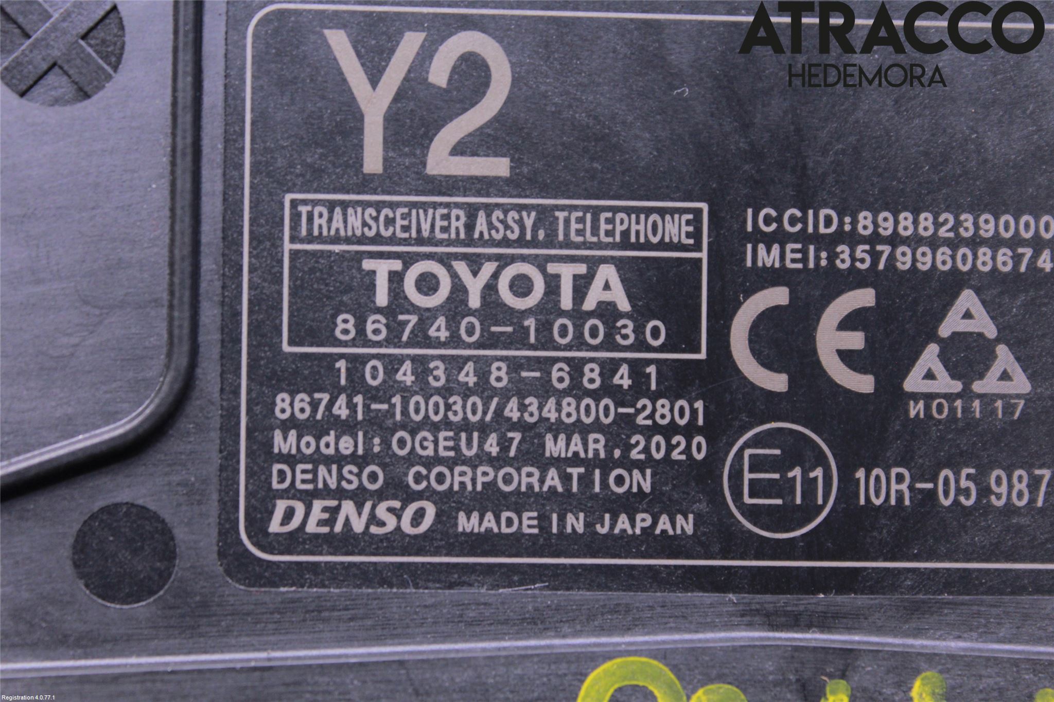Toyota C-HR 16-23 Styreenhet Øvrig